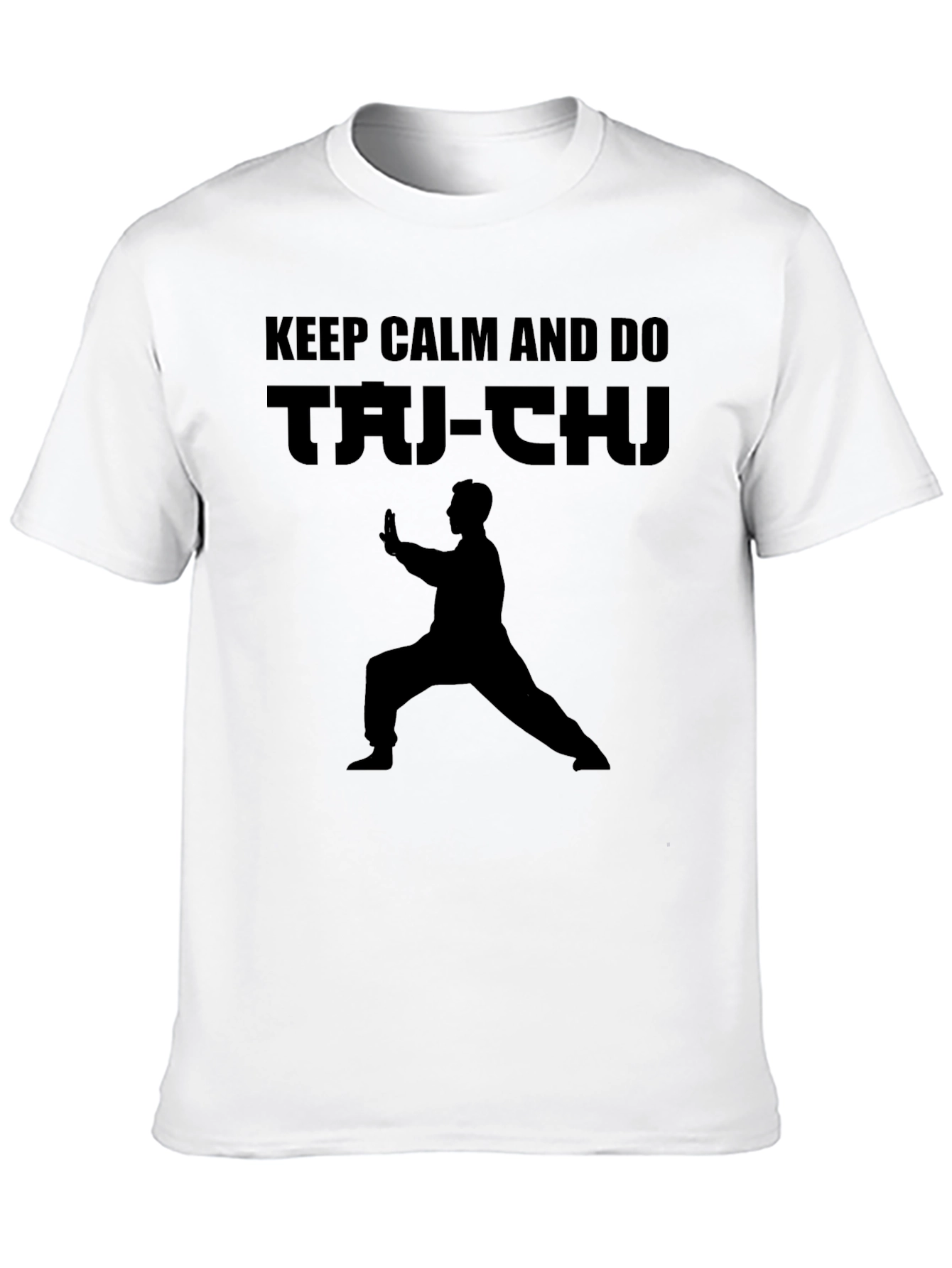 Keep Calm and Do Tai-Chi Black T-Shirt