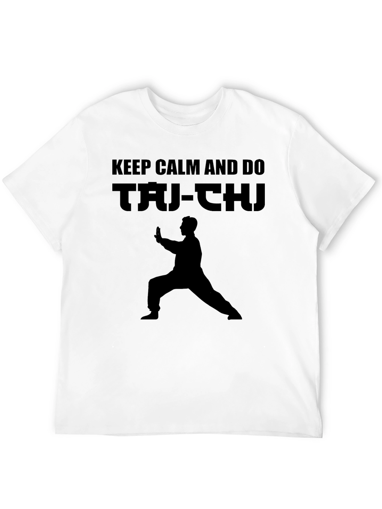 Keep Calm and Do Tai-Chi Black T-Shirt