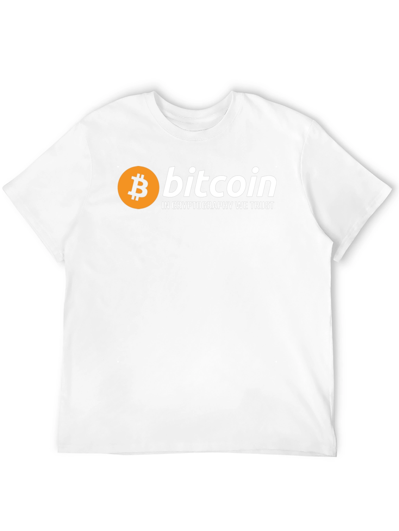 Bitcoin Crypto We Trust Black T-Shirt