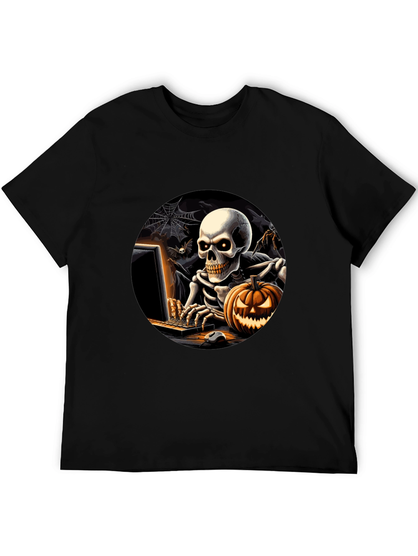 Skeleton Gamer T-Shirt: Halloween Fun