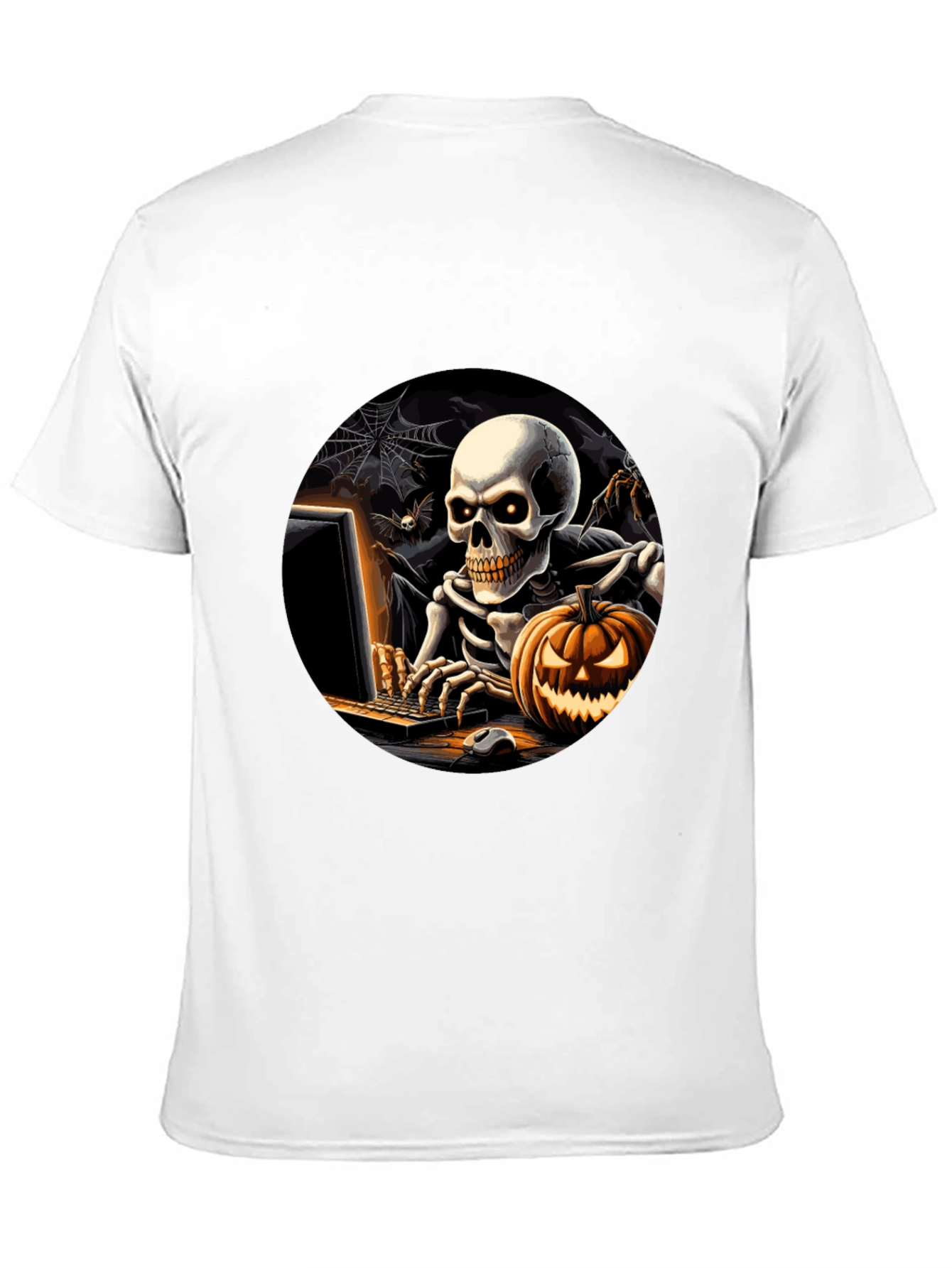 Skeleton Gamer T-Shirt: Halloween Fun