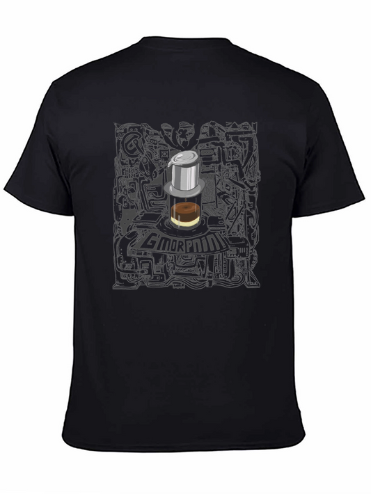 Cool Graphic Tee - GMORPNINI Coffee Design