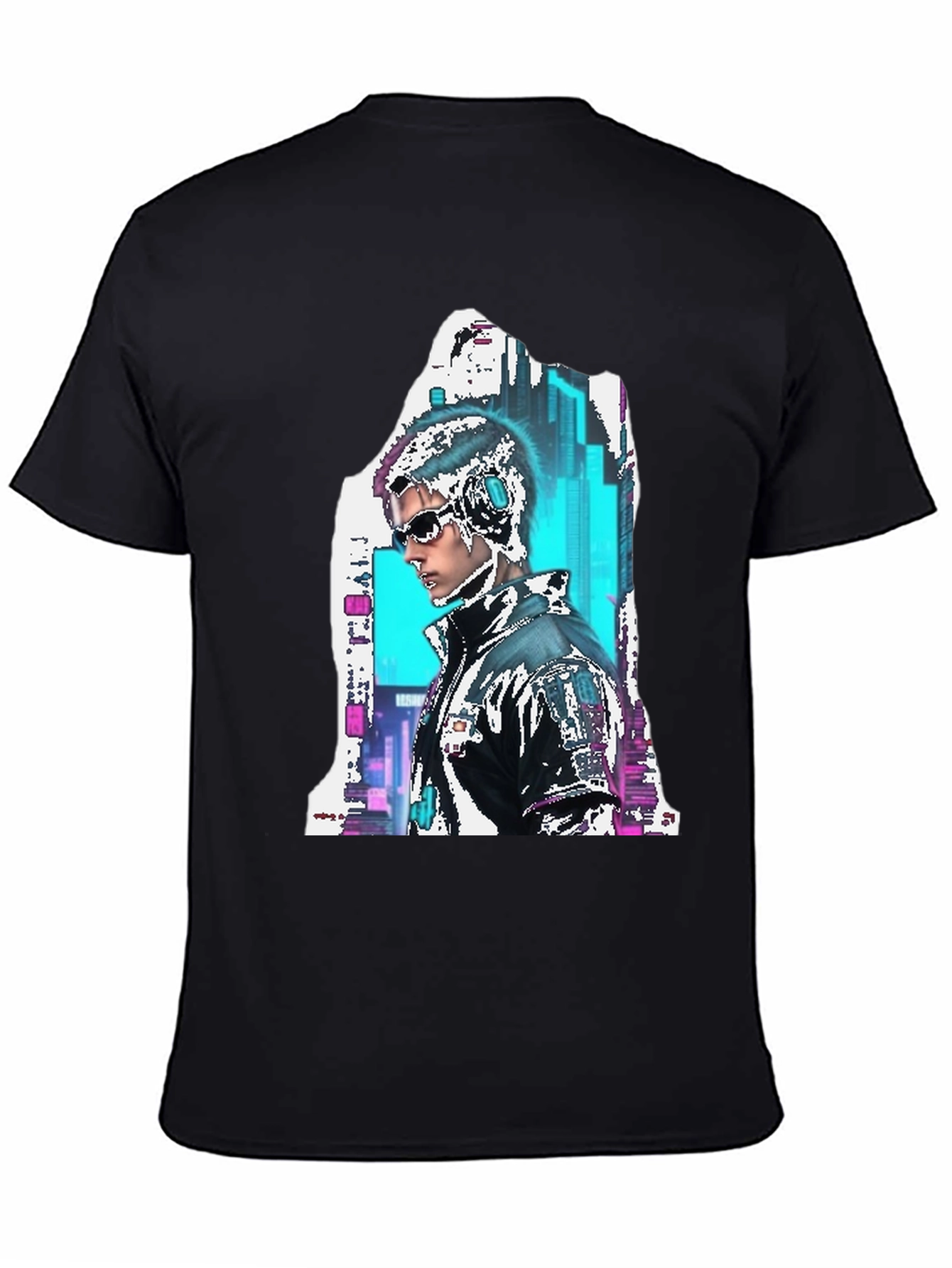 Cyberpunk Style Graphic T-Shirt