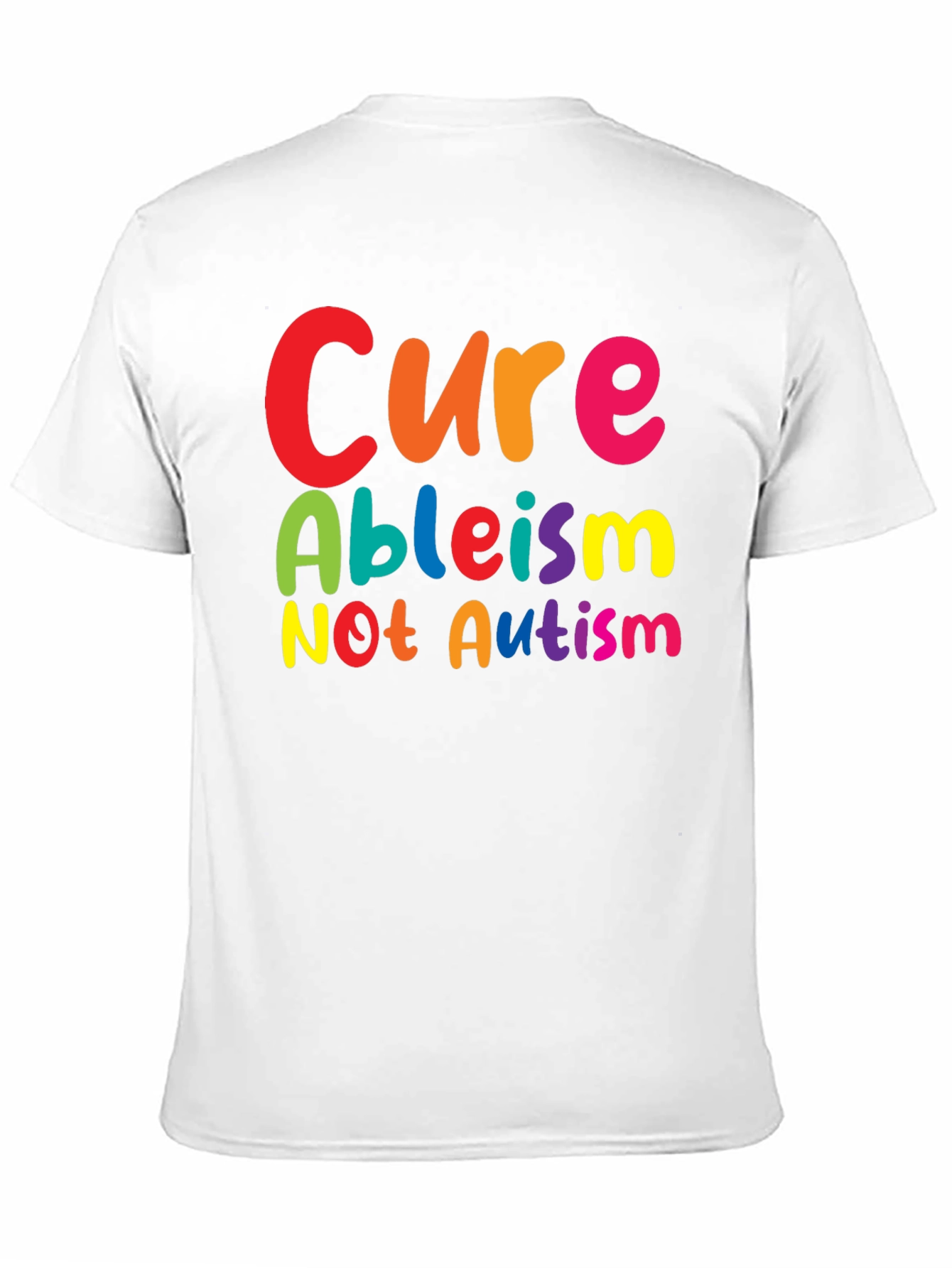 Cure Ableism Not Autism Graphic T-Shirt