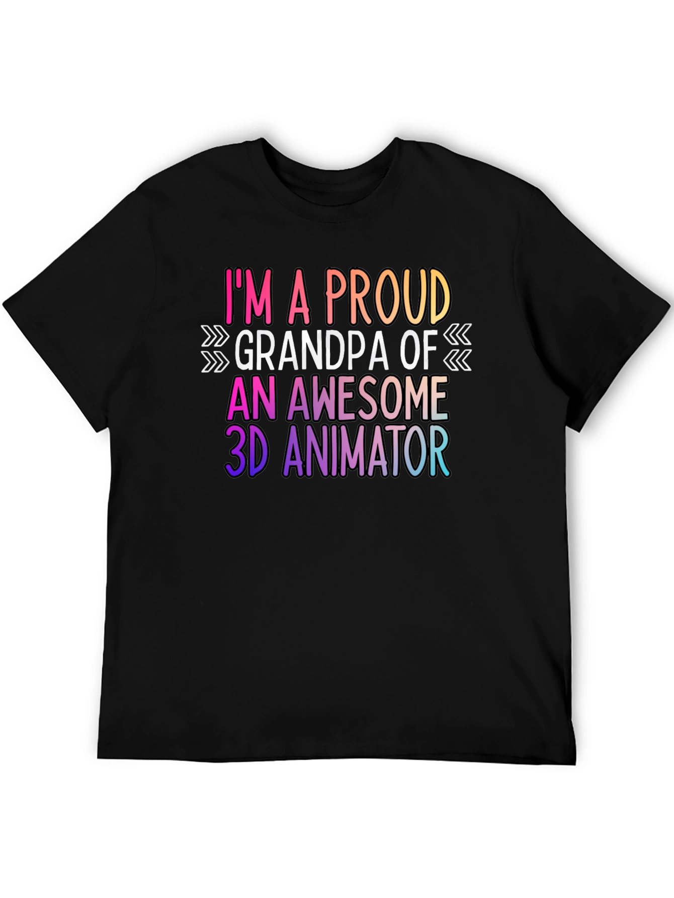 Proud Grandpa of an Awesome 3D Animator T-Shirt