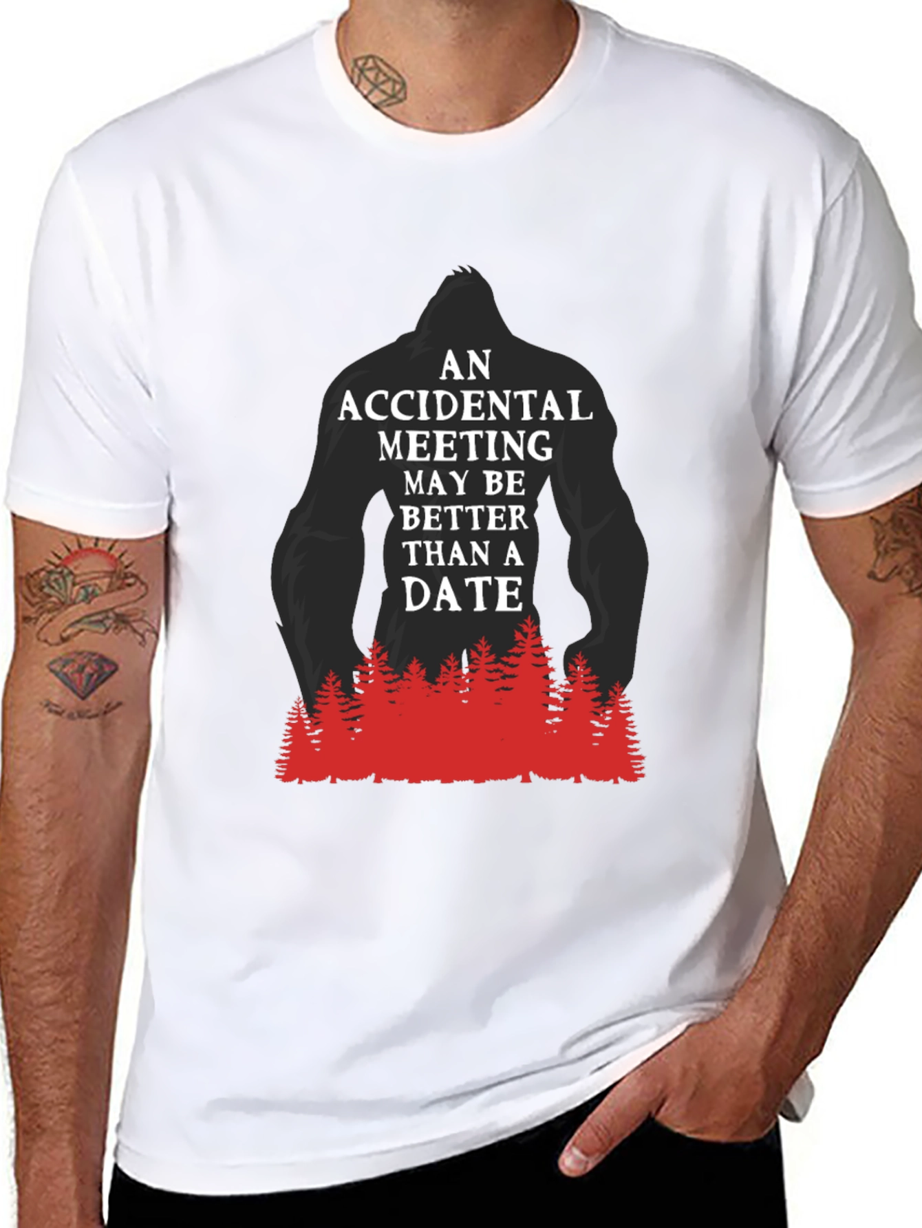 Bigfoot Accidental Meeting T-Shirt