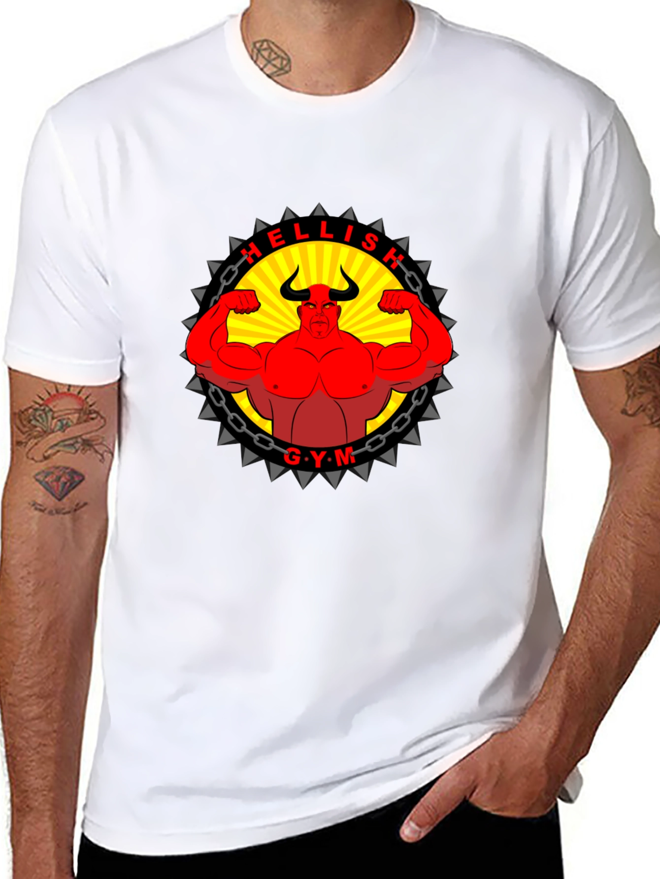 Hellish Gym Graphic T-Shirt