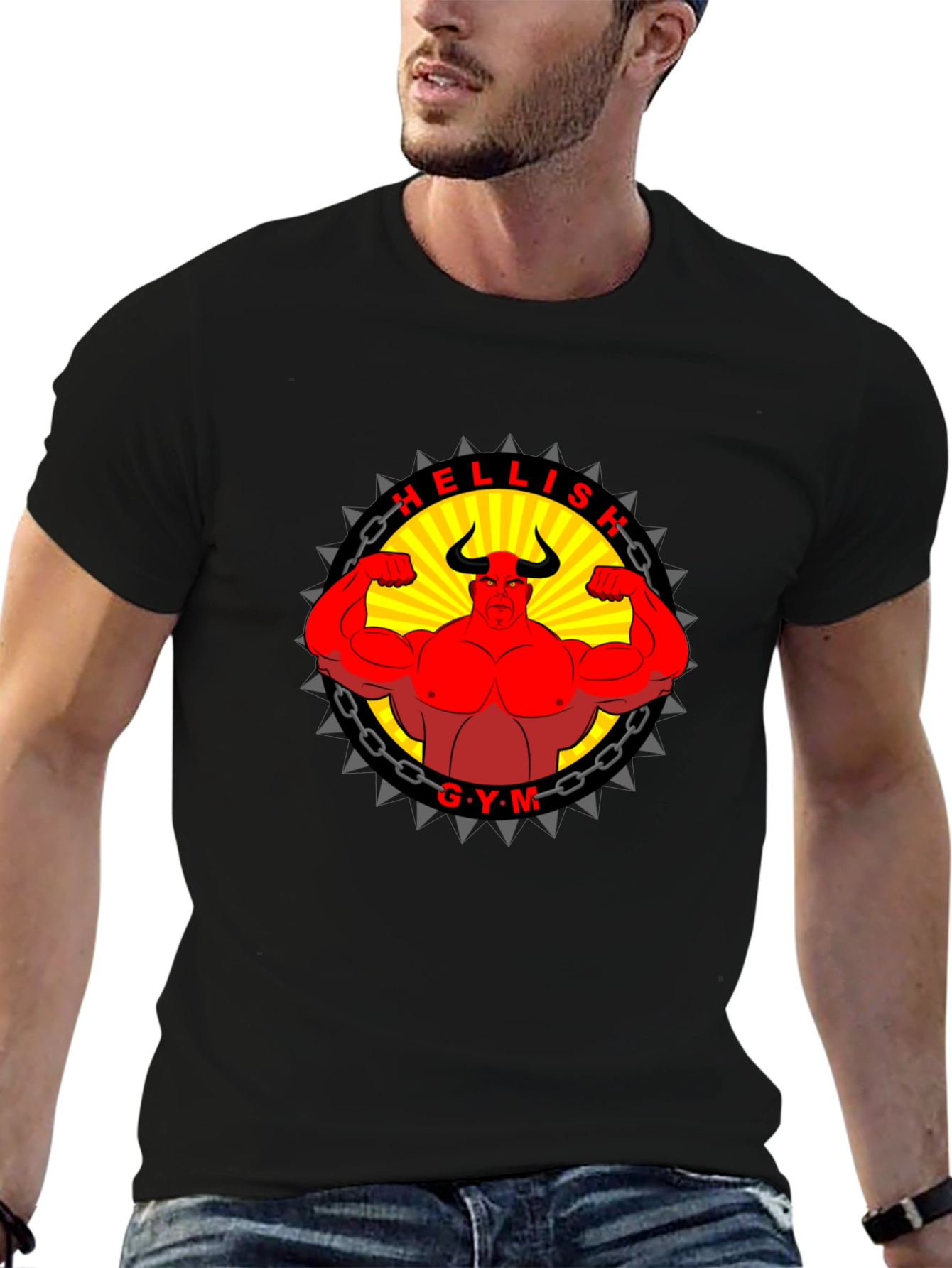 Hellish Gym Graphic T-Shirt