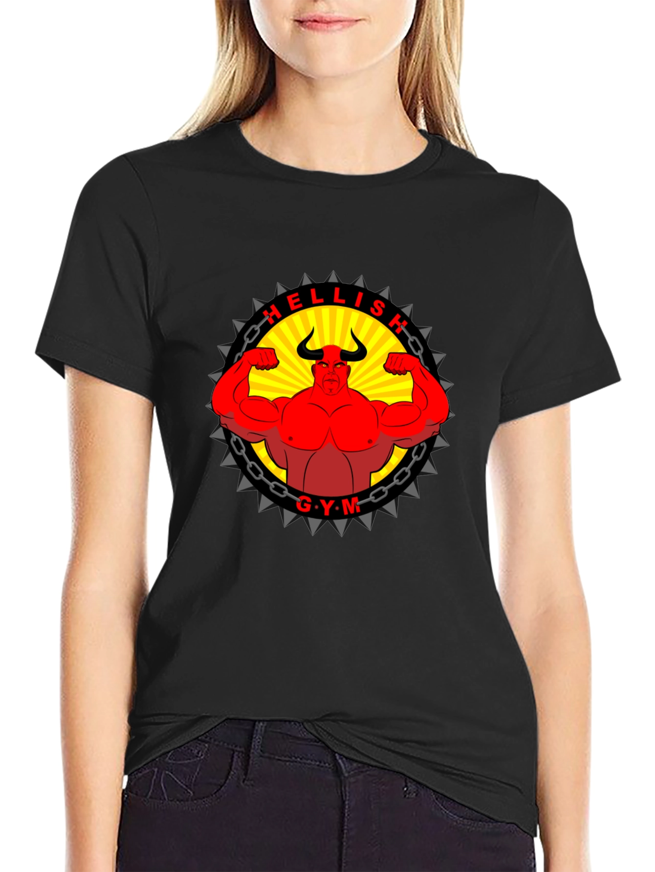 Hellish Gym Graphic T-Shirt