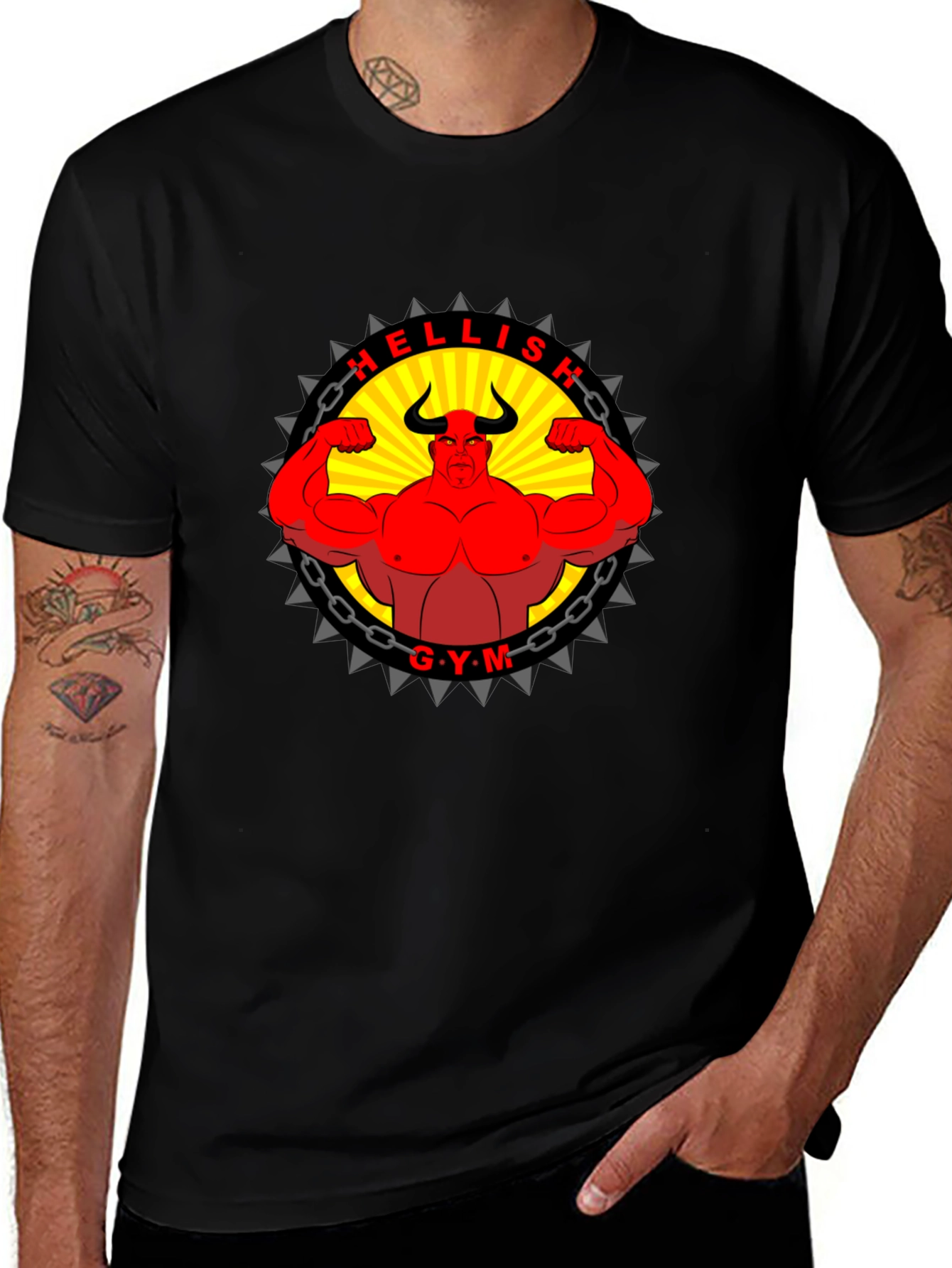 Hellish Gym Graphic T-Shirt