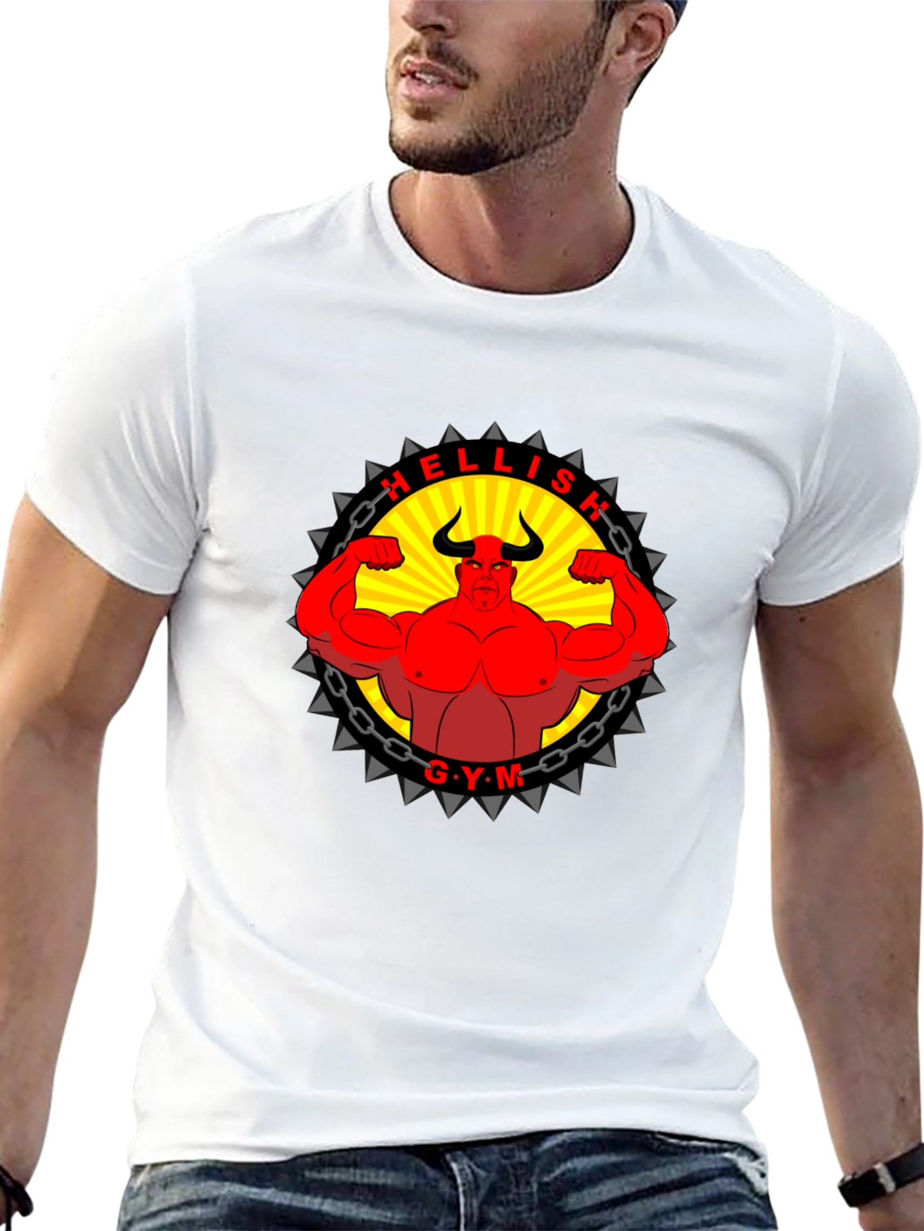Hellish Gym Graphic T-Shirt