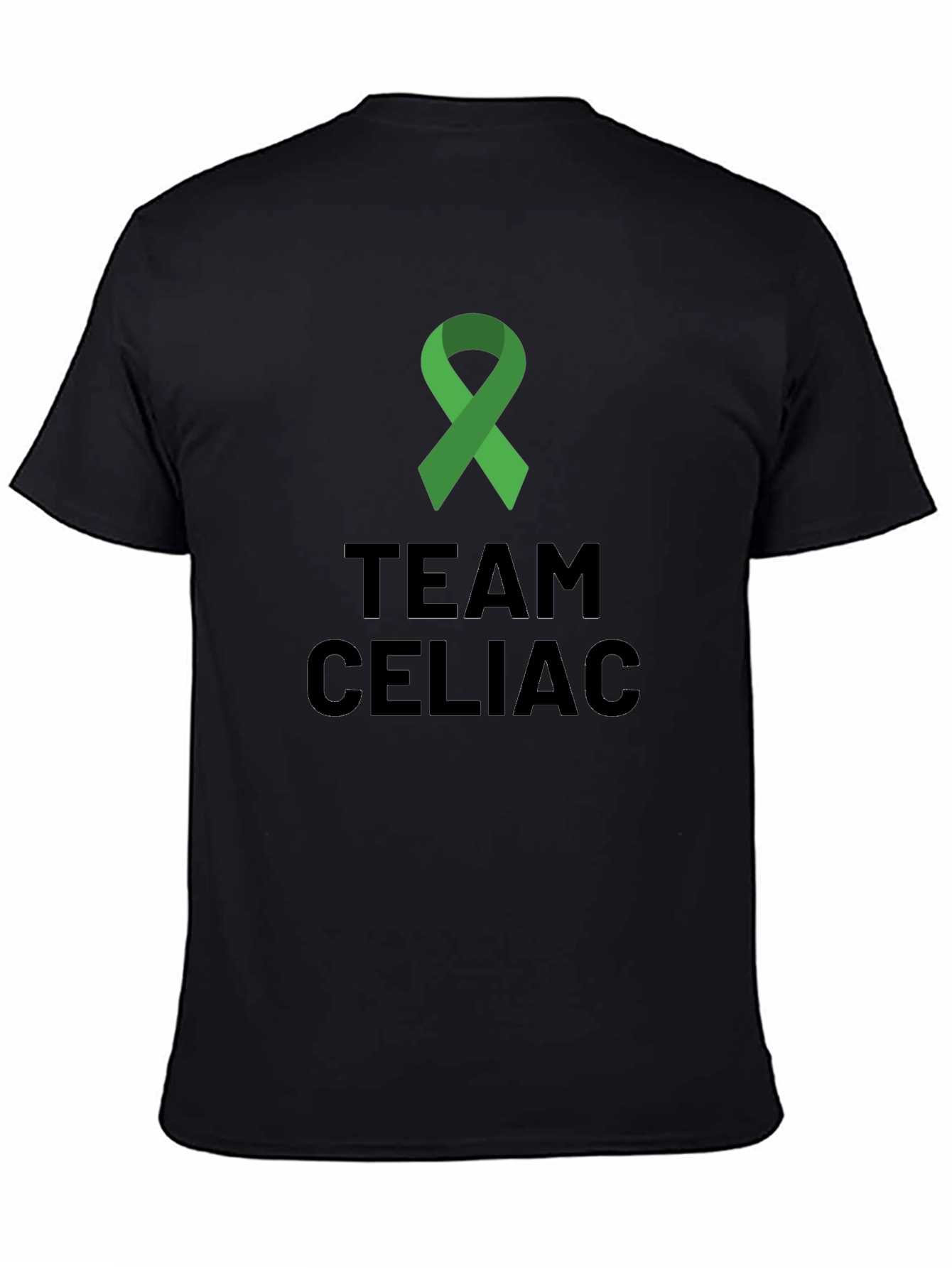 Team Celiac Awareness T-Shirt - Green Ribbon
