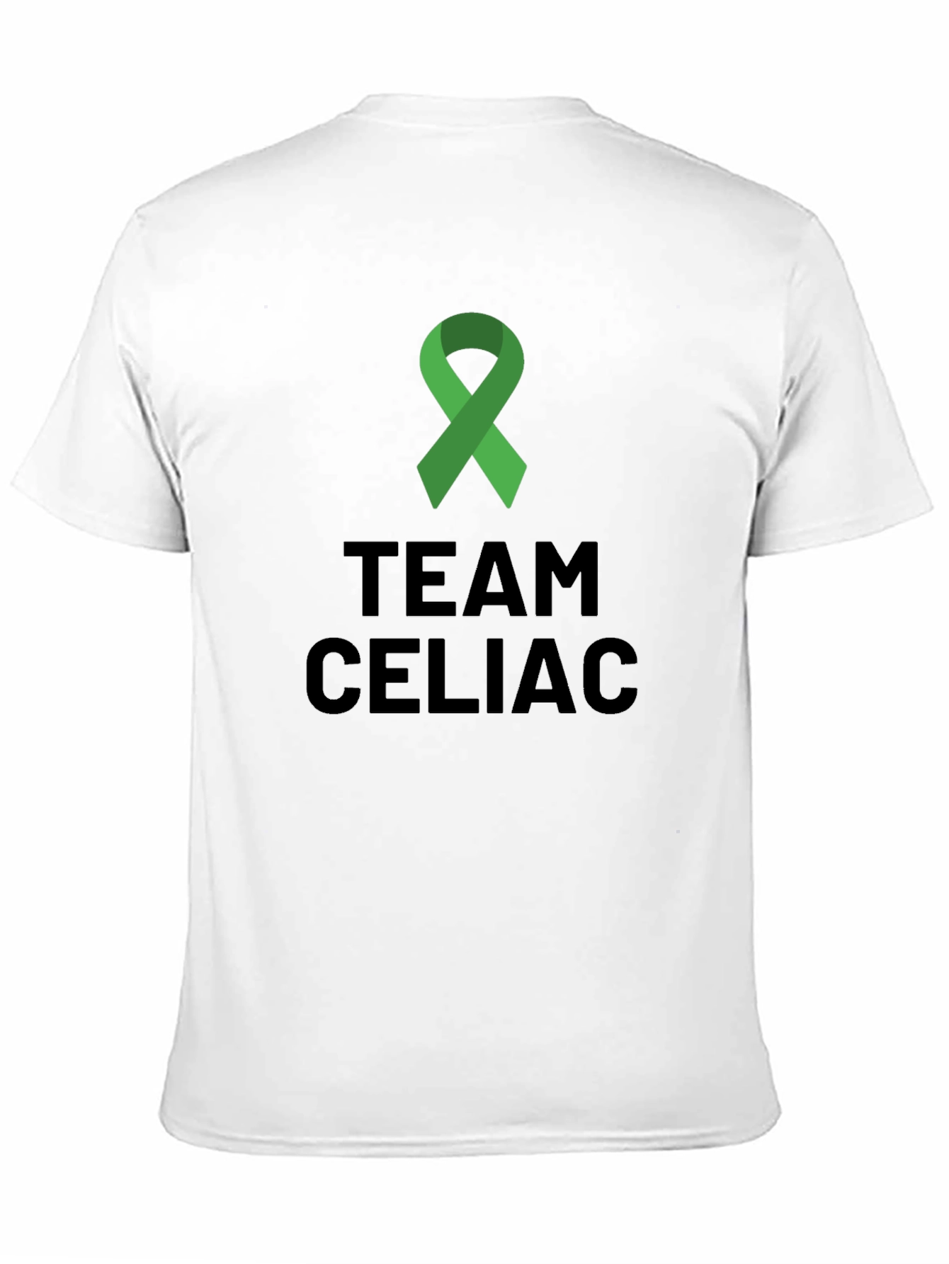 Team Celiac Awareness T-Shirt - Green Ribbon