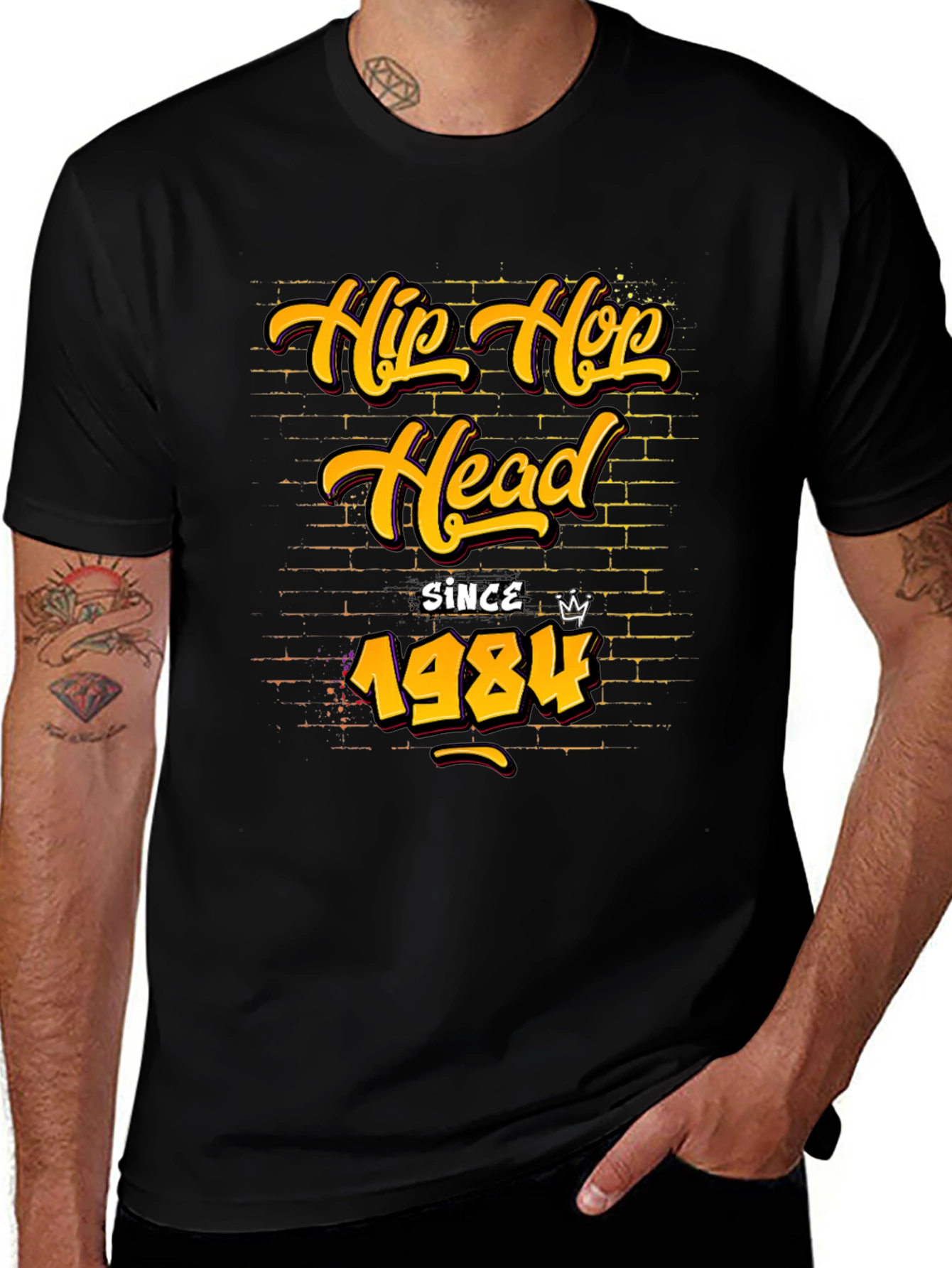 Hip Hop Head Since 1984 Graphic Tee