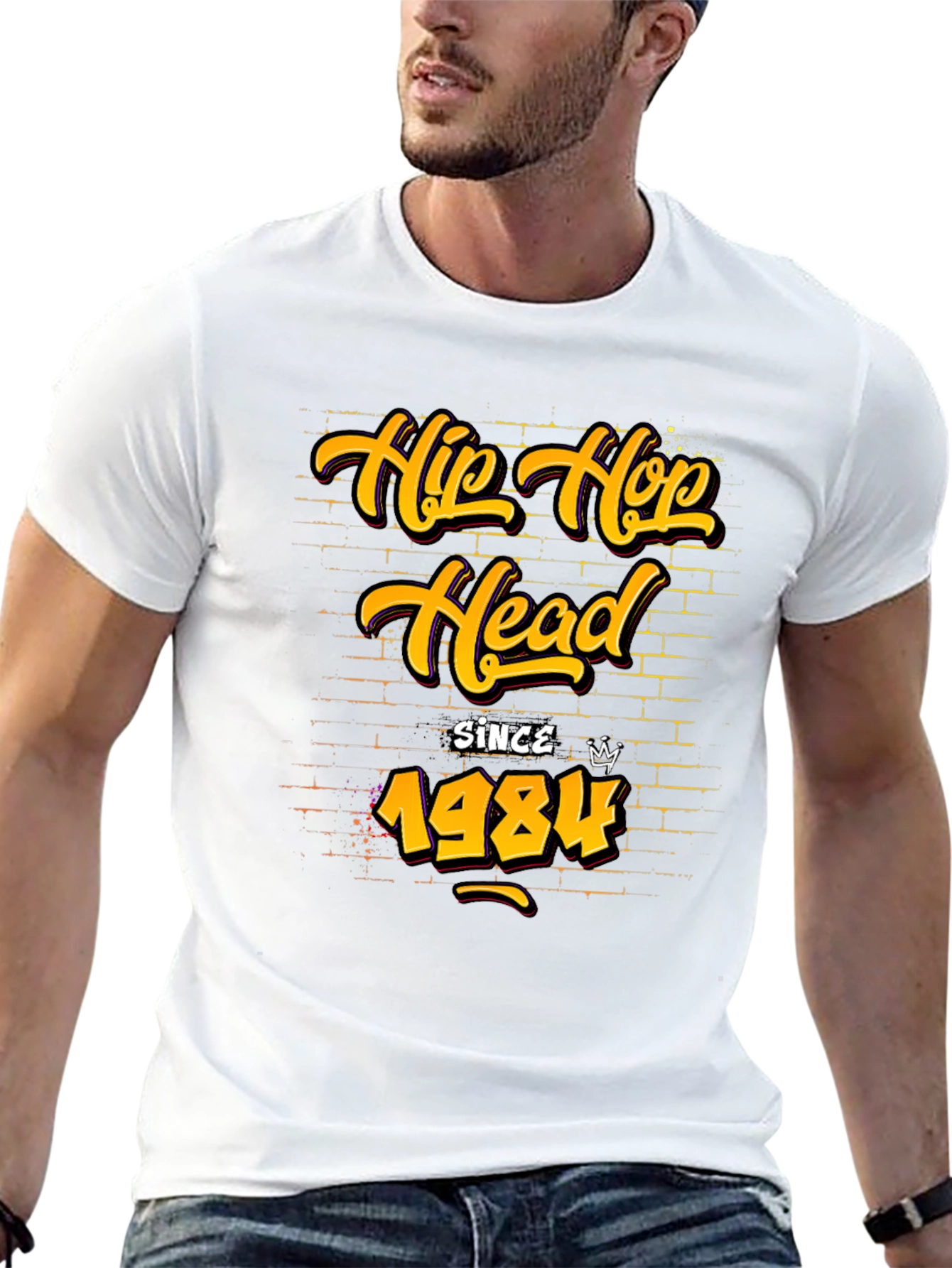 Hip Hop Head Since 1984 Graphic Tee