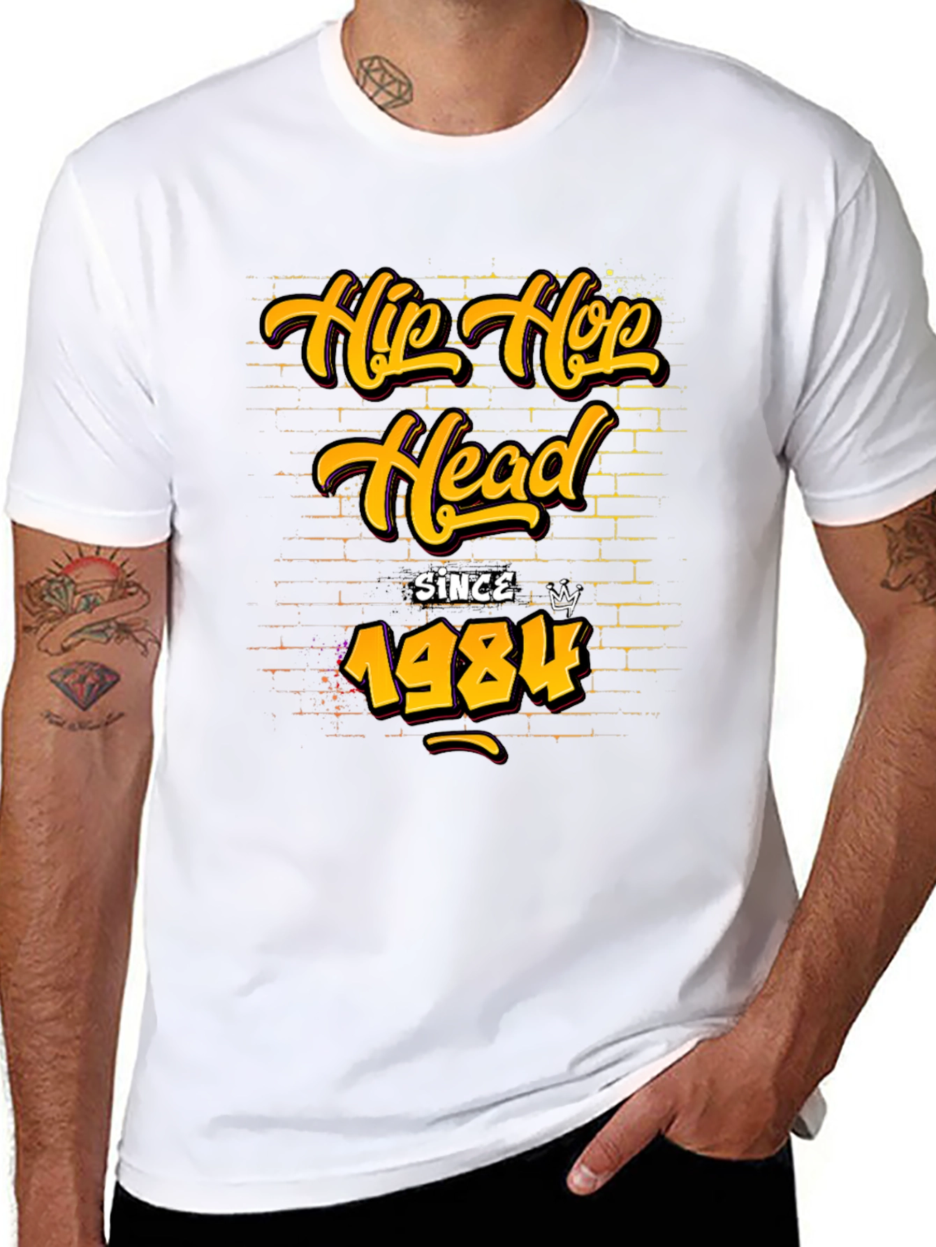 Hip Hop Head Since 1984 Graphic Tee