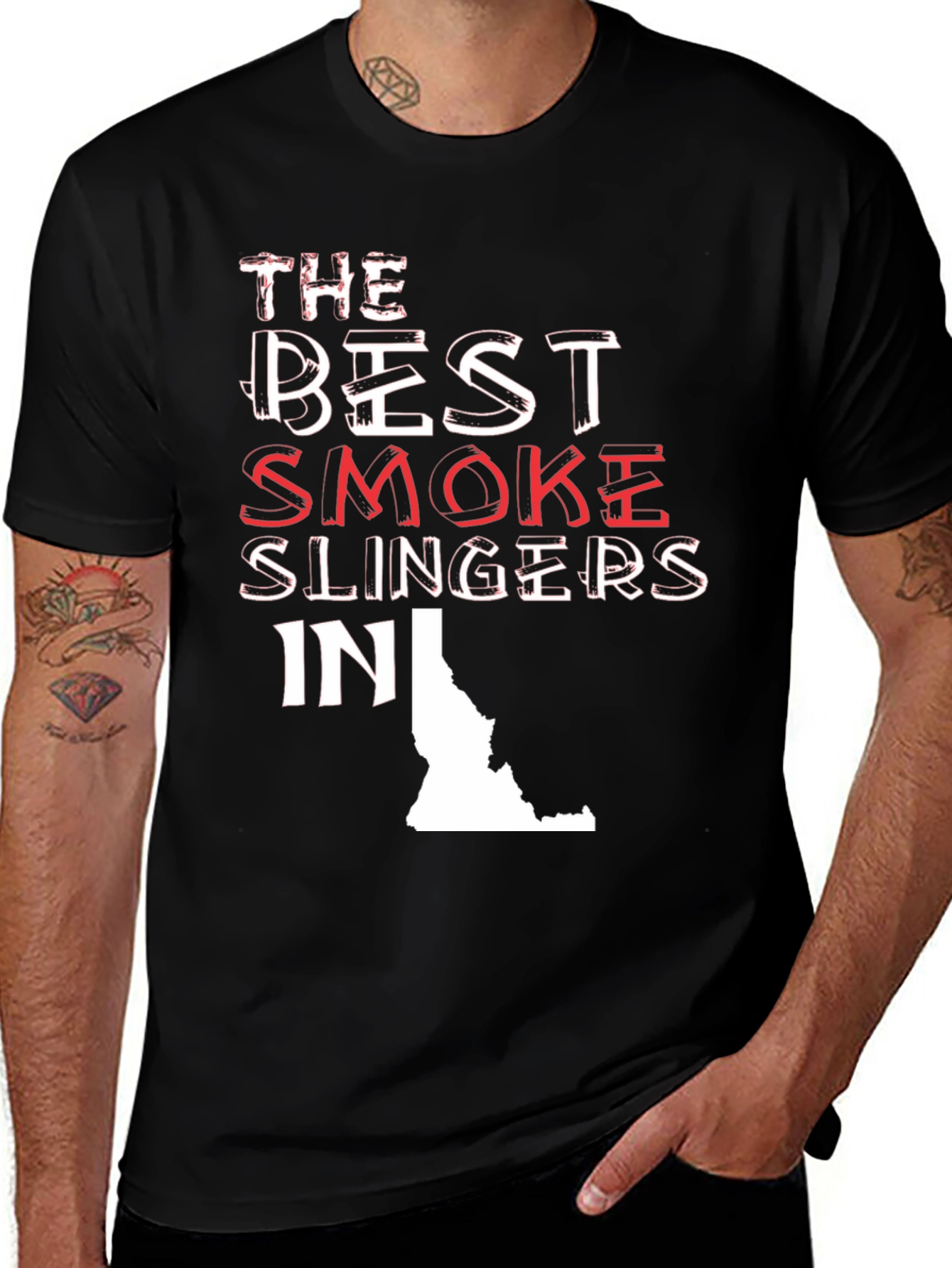 Best Smoke Slingers T-Shirt - Idaho Graphic Tee