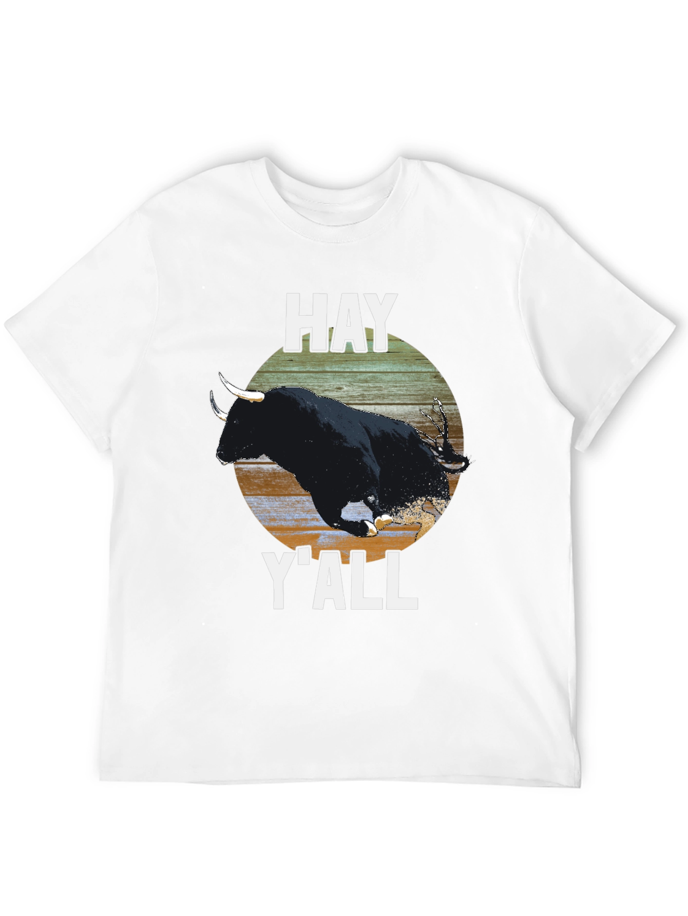 Hay Yall Bull Graphic Tee