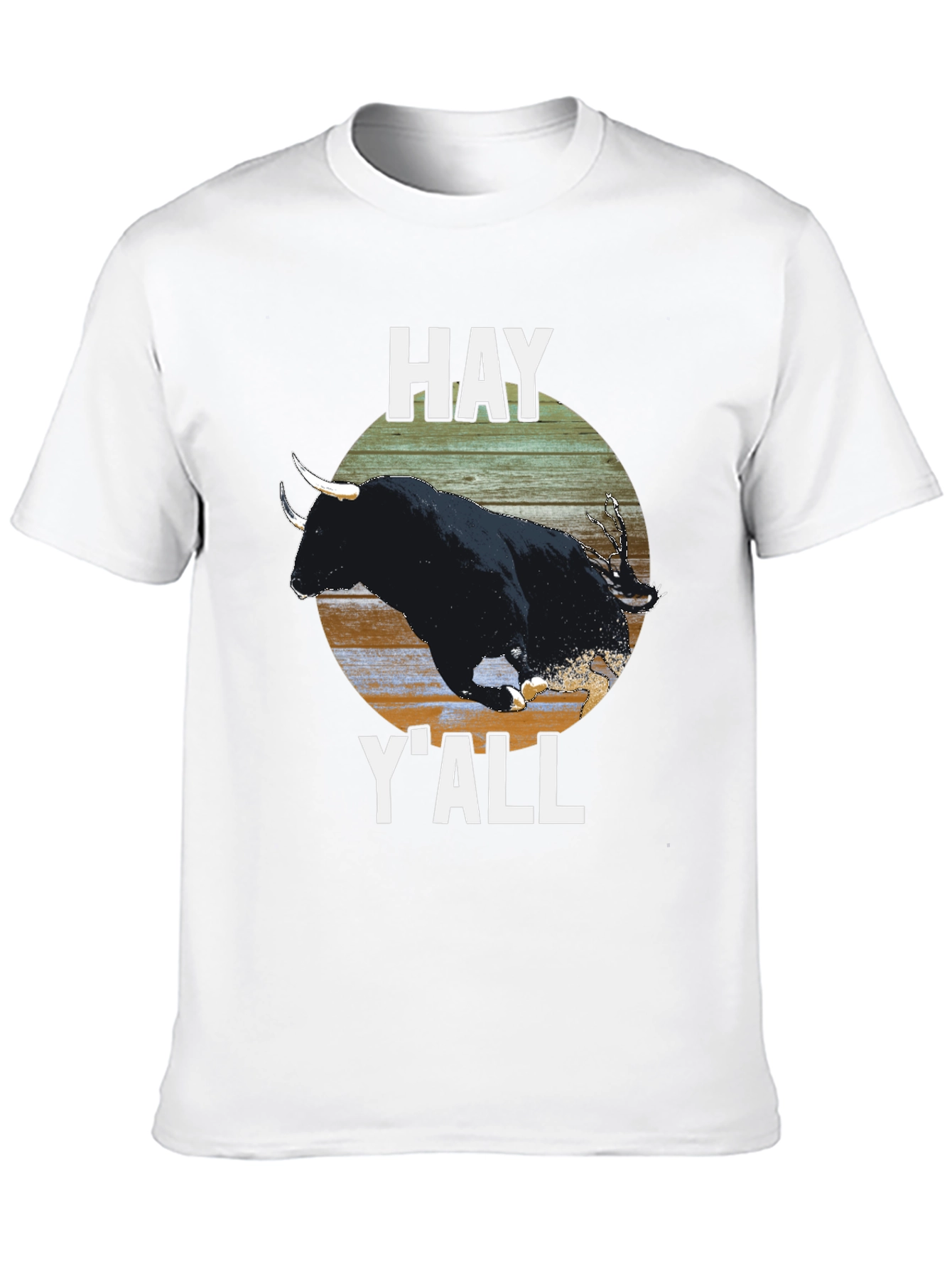 Hay Yall Bull Graphic Tee