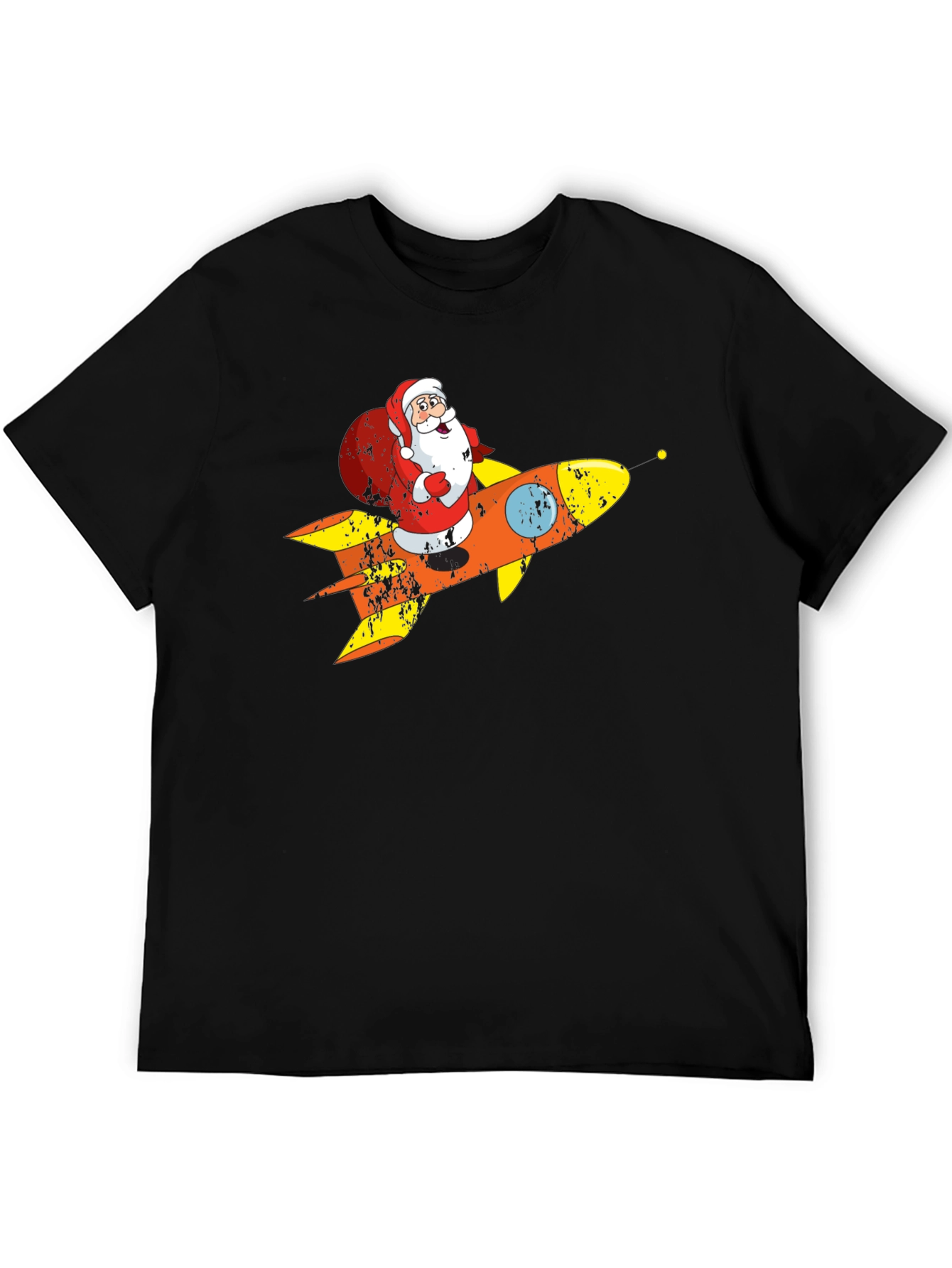 Santa Rocket T-Shirt - Holiday Blast Off!