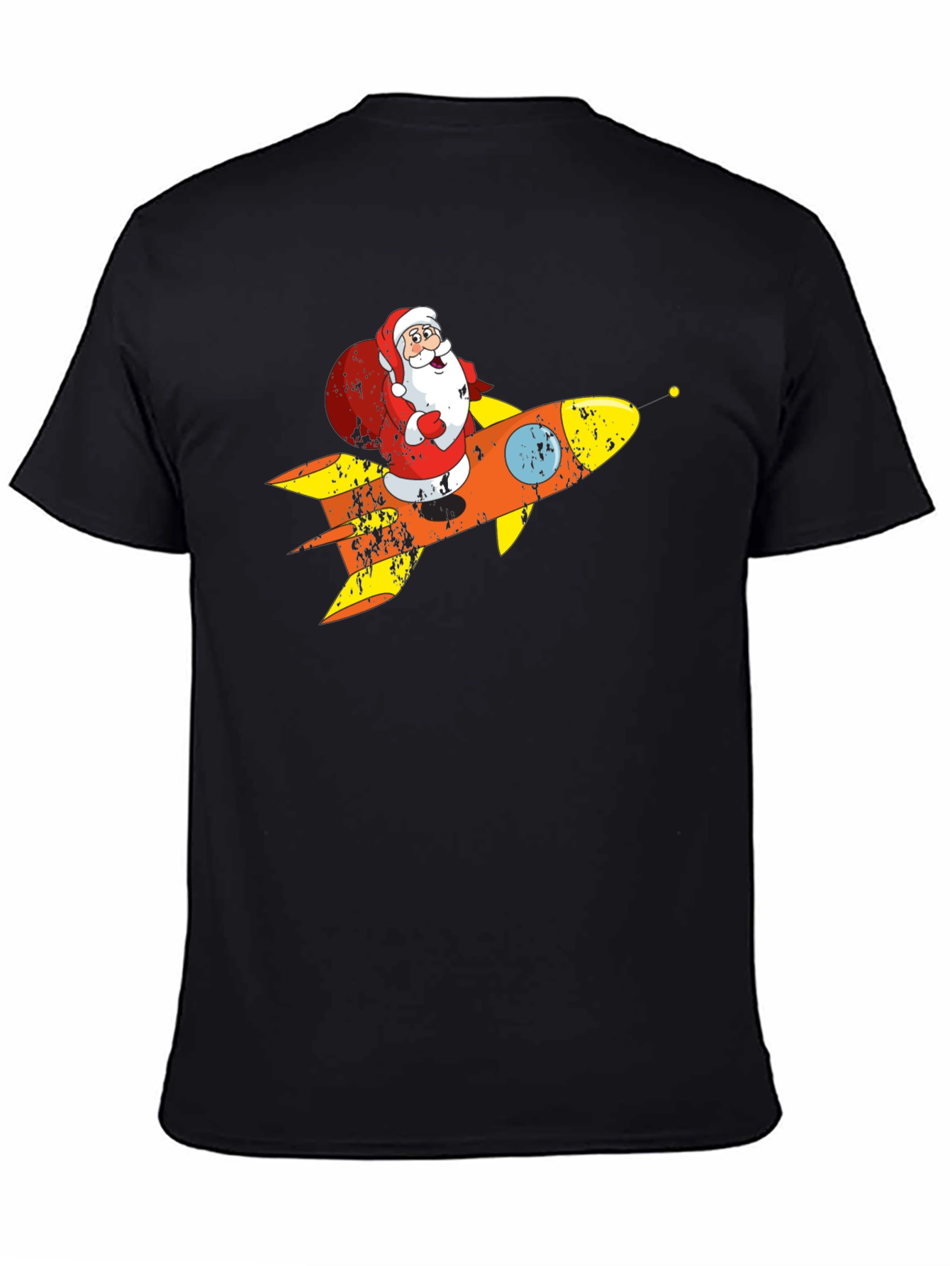 Santa Rocket T-Shirt - Holiday Blast Off!