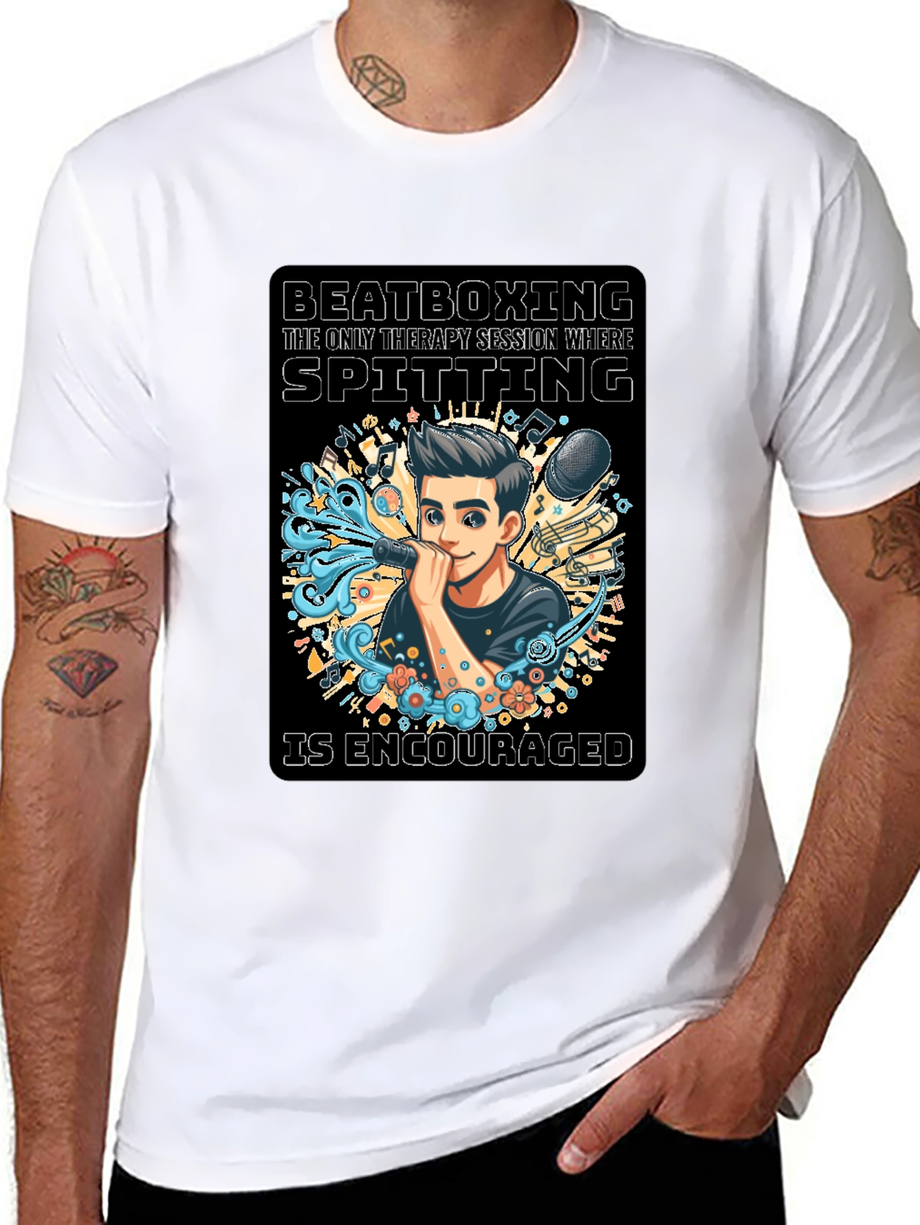 Beatboxing Spitting Encouraged T-Shirt