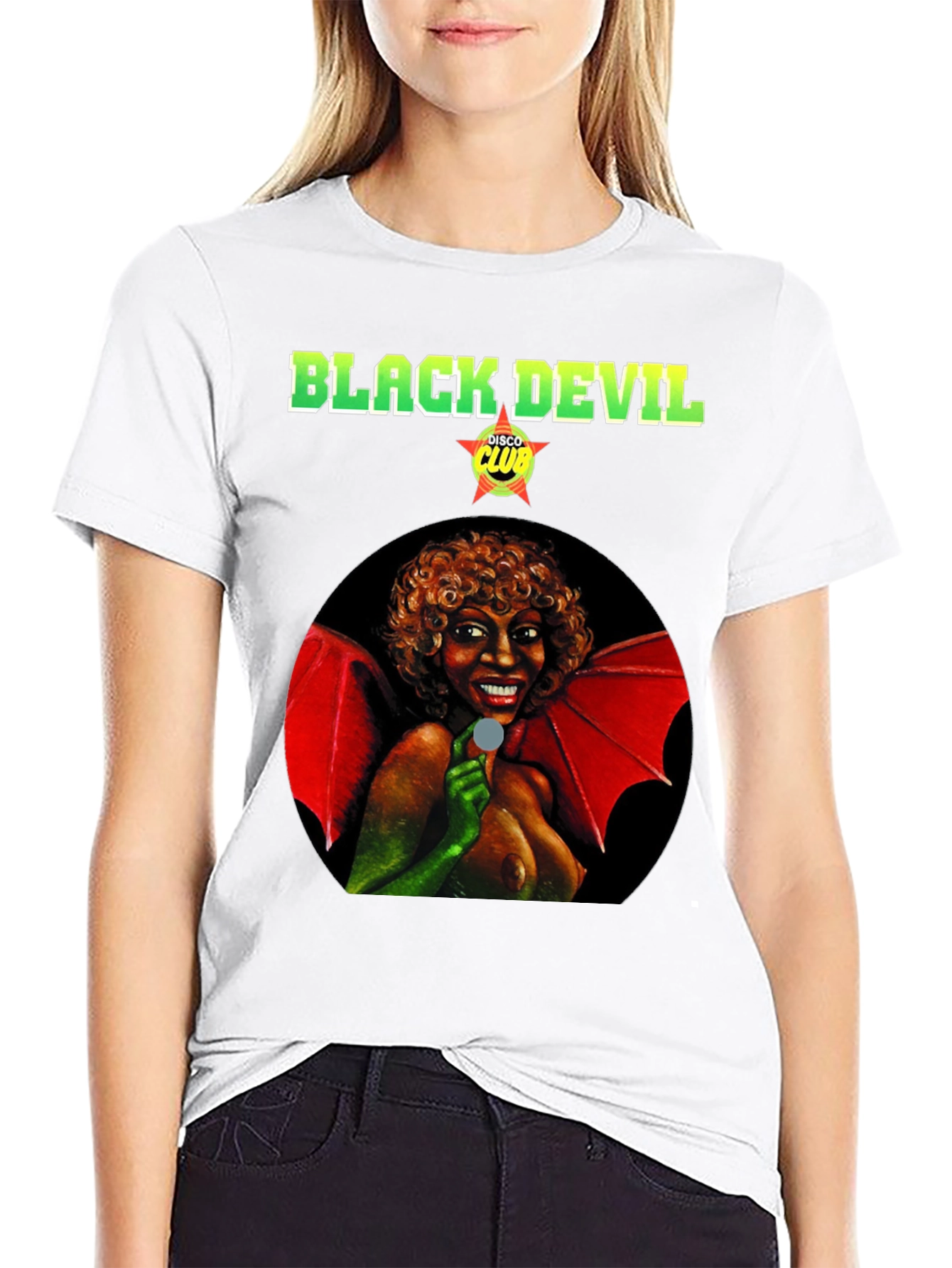Black Devil Disco Club Graphic T-Shirt