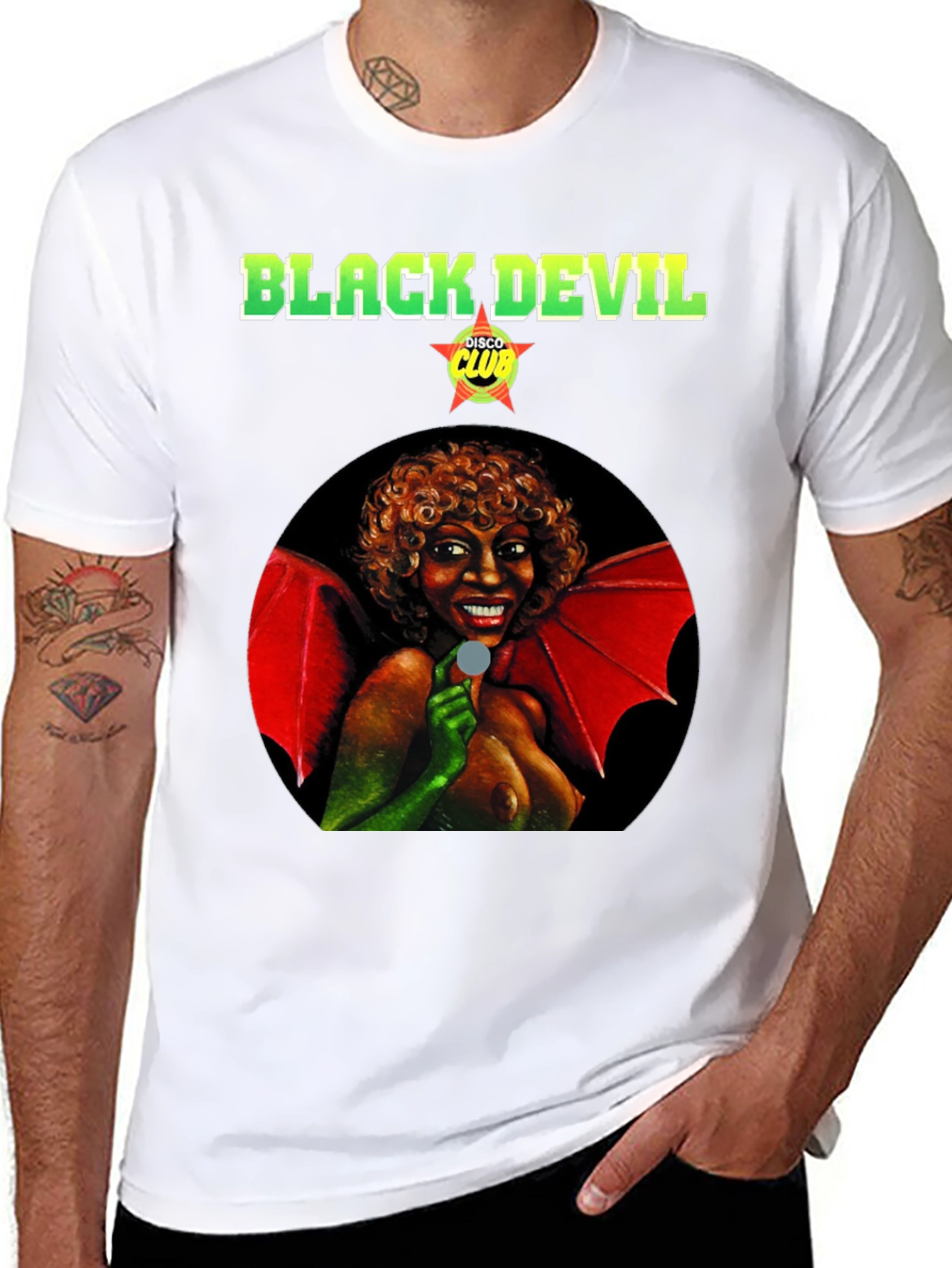 Black Devil Disco Club Graphic T-Shirt