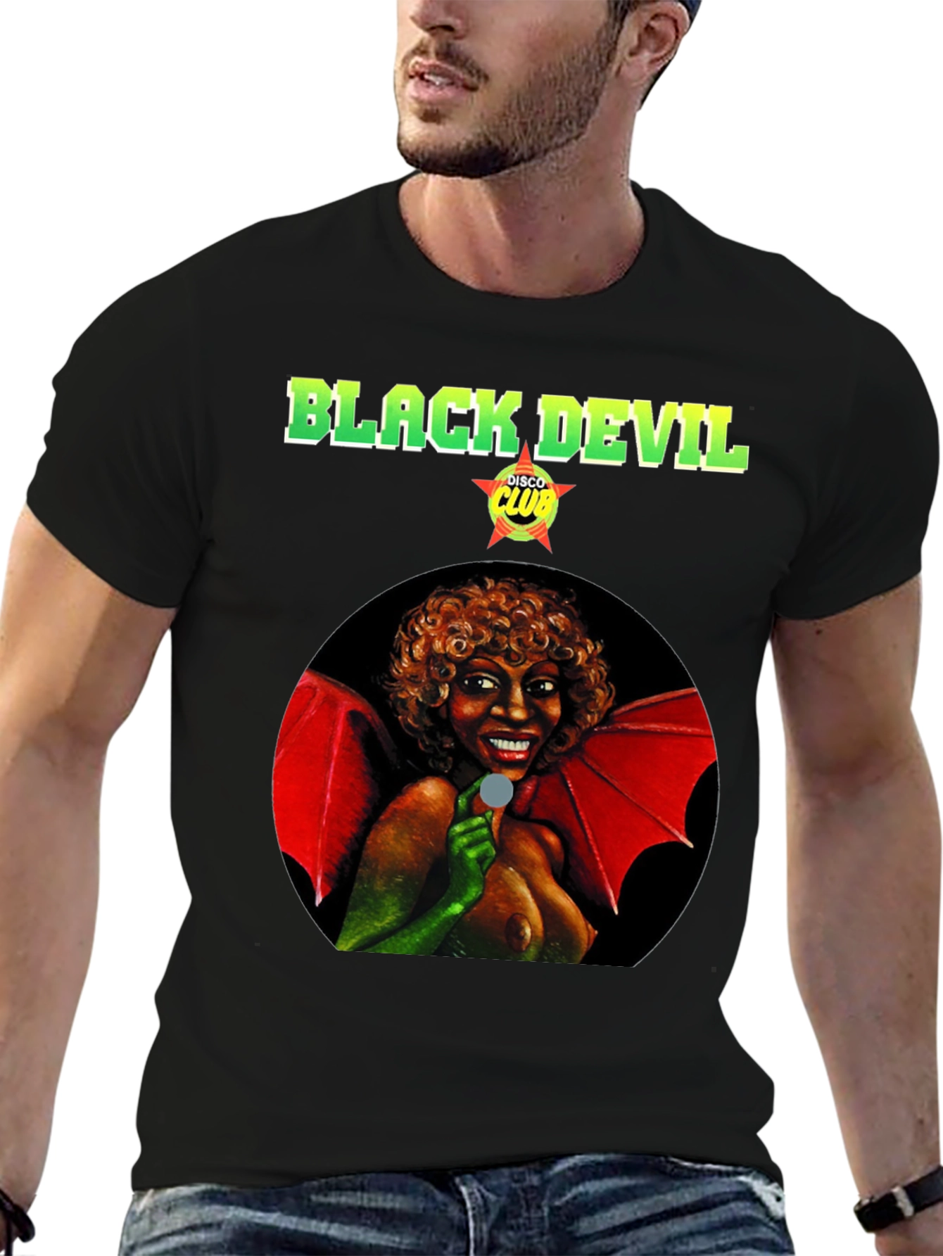 Black Devil Disco Club Graphic T-Shirt