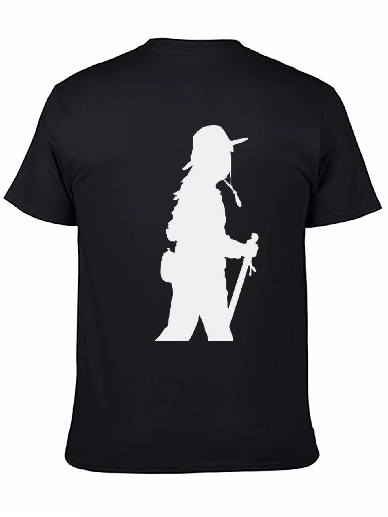 Hiking Silhouette Graphic T-Shirt - Black