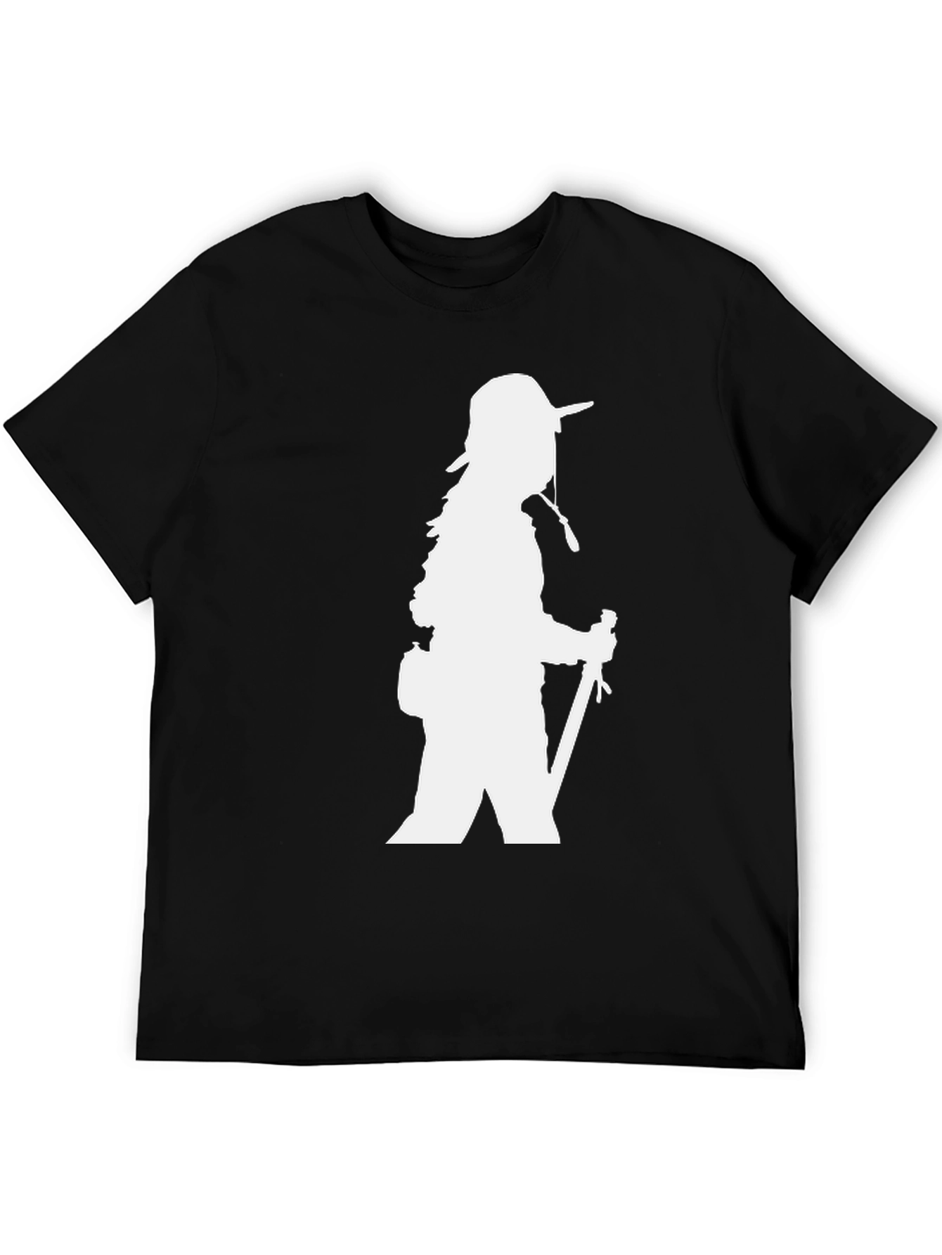 Hiking Silhouette Graphic T-Shirt - Black