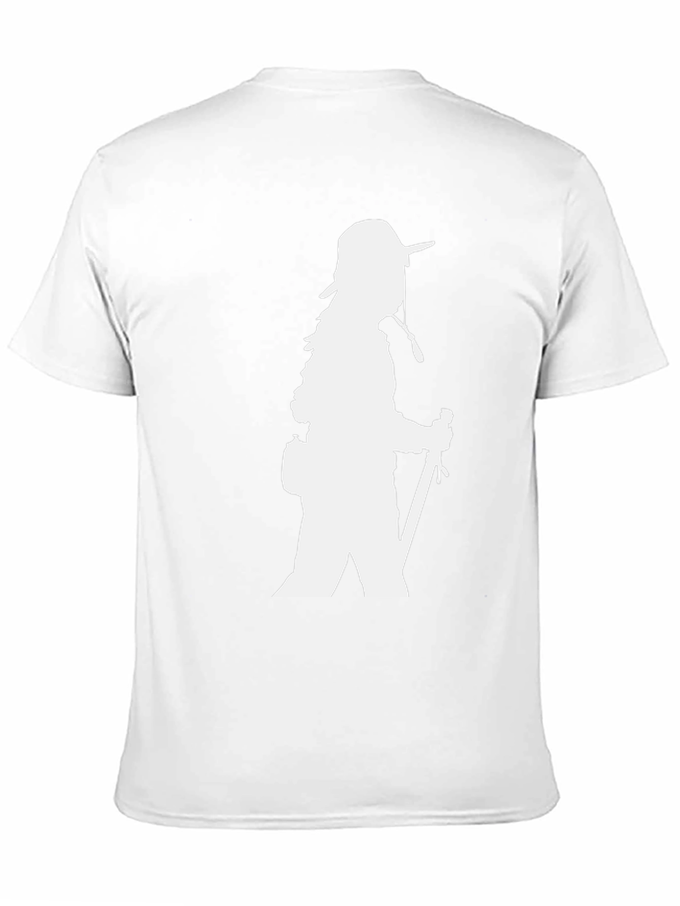 Hiking Silhouette Graphic T-Shirt - Black