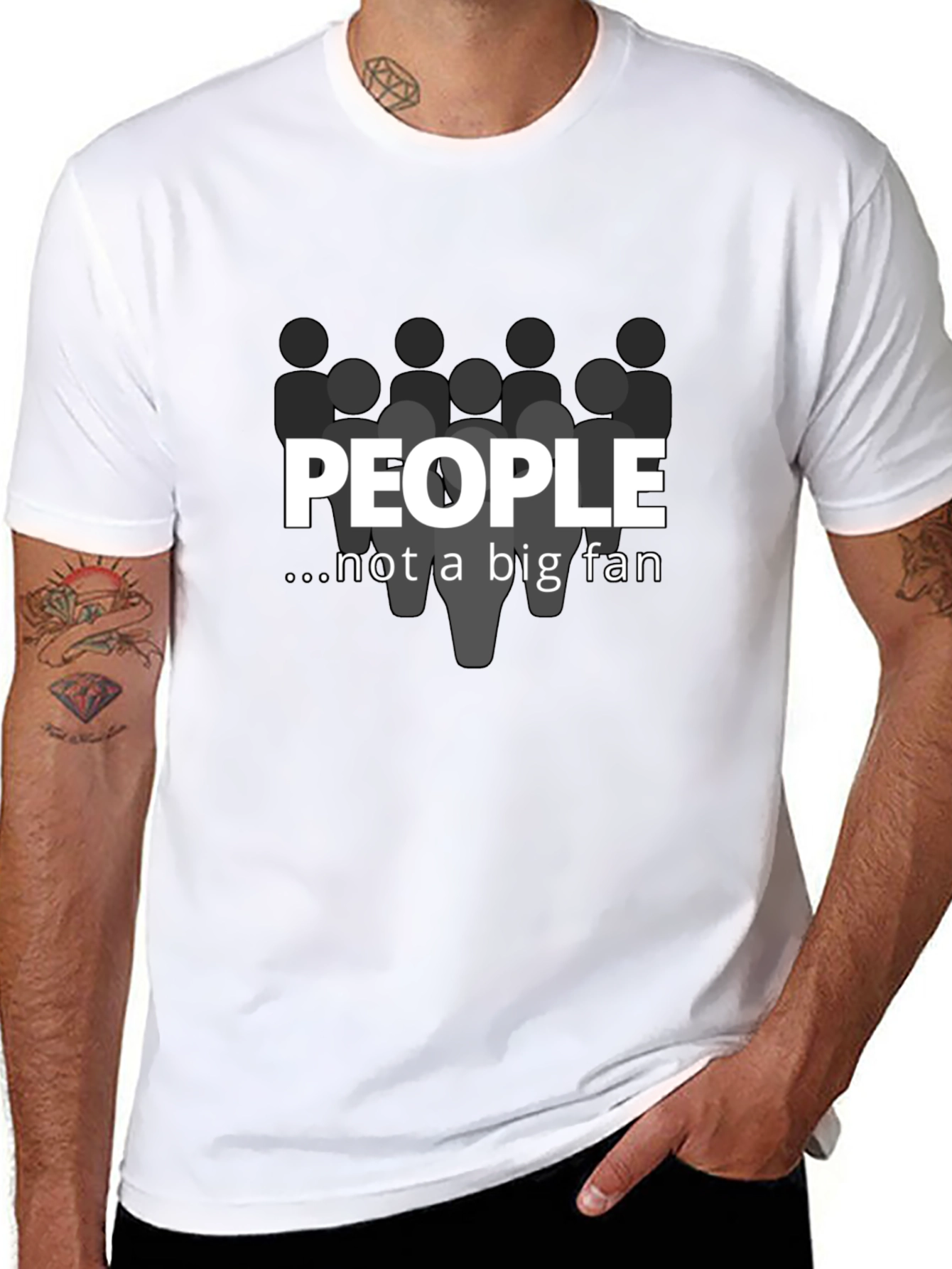 People Not A Big Fan Graphic T-Shirt