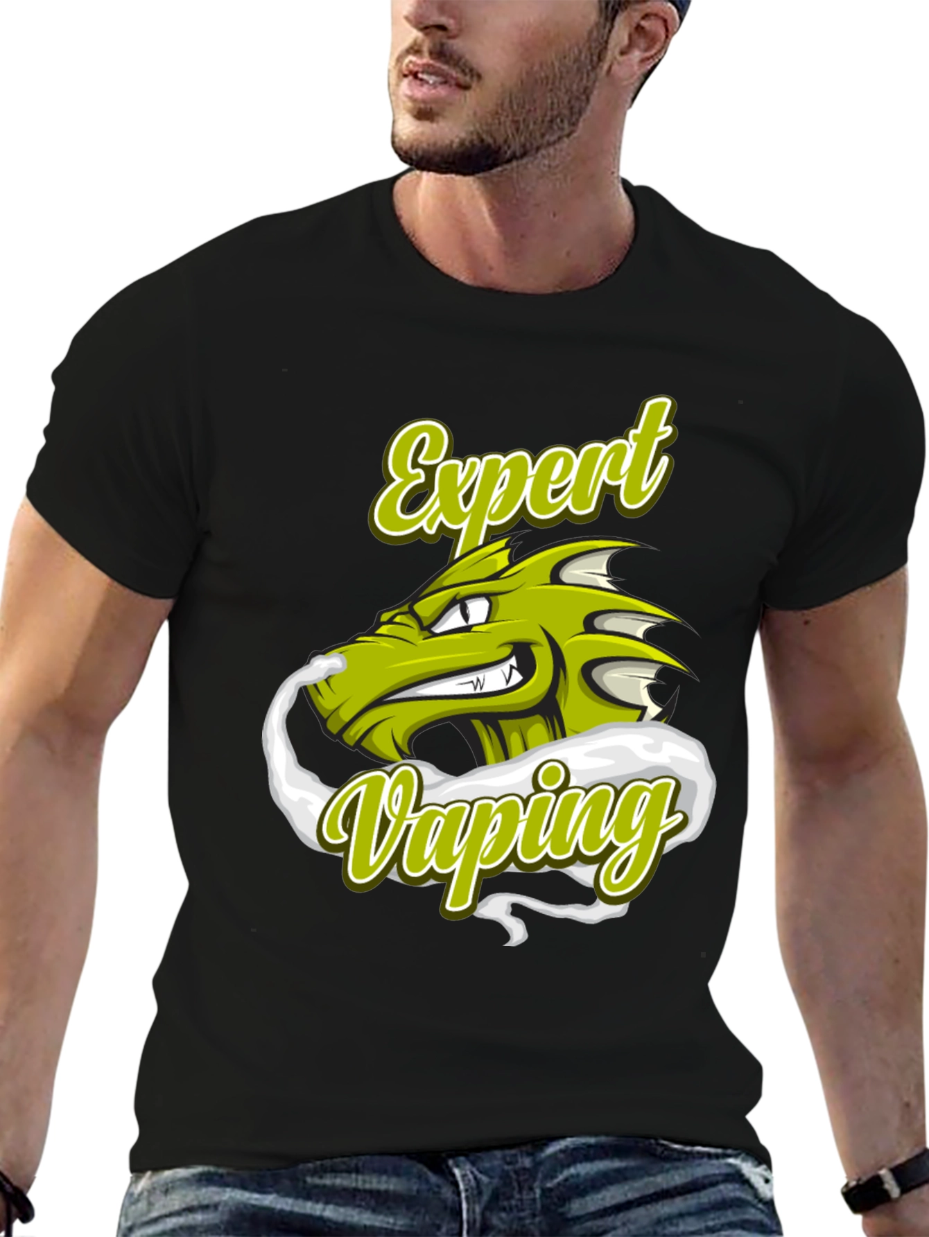 Expert Vaping T-Shirt - Dragon Graphic Tee