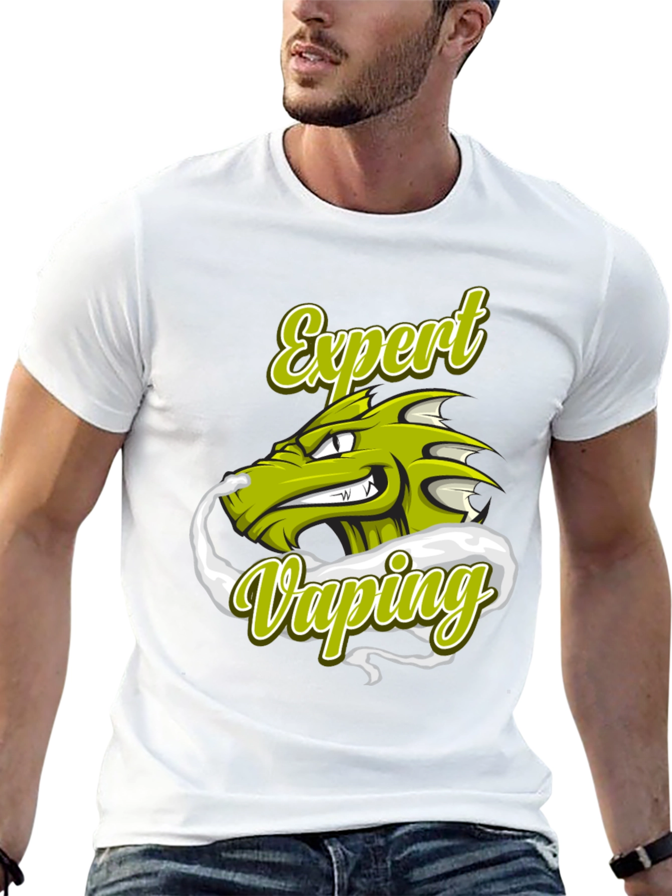 Expert Vaping T-Shirt - Dragon Graphic Tee