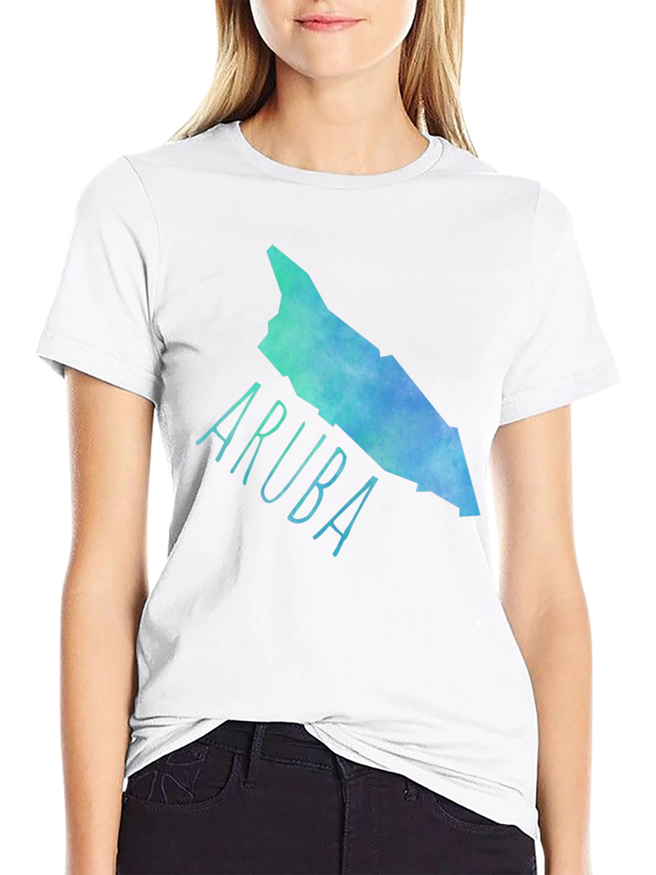 Aruba Map Graphic Tee - Island Vibes