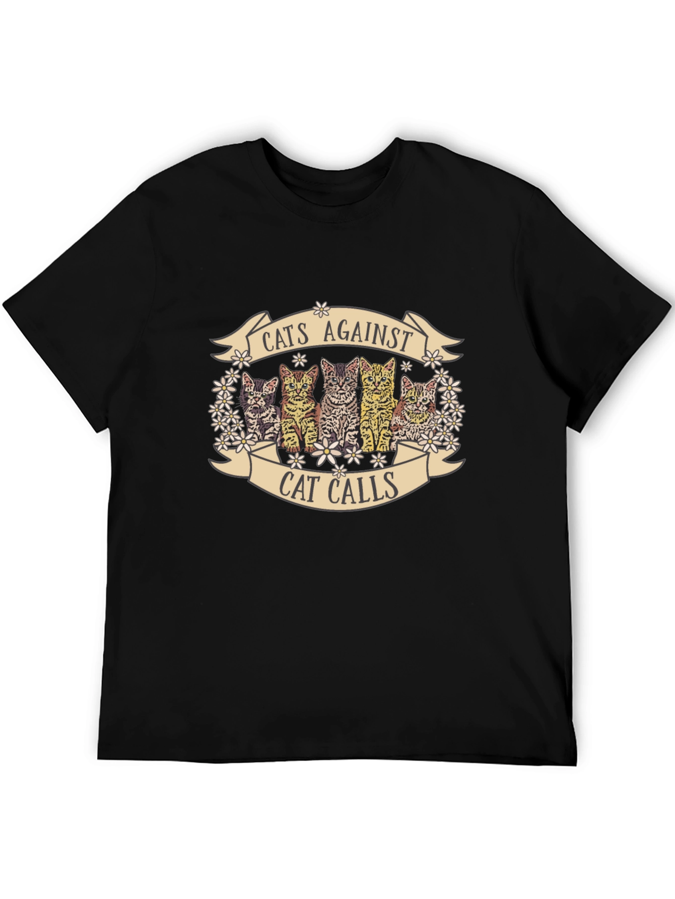 Cats Against Cat Calls Graphic T-Shirt