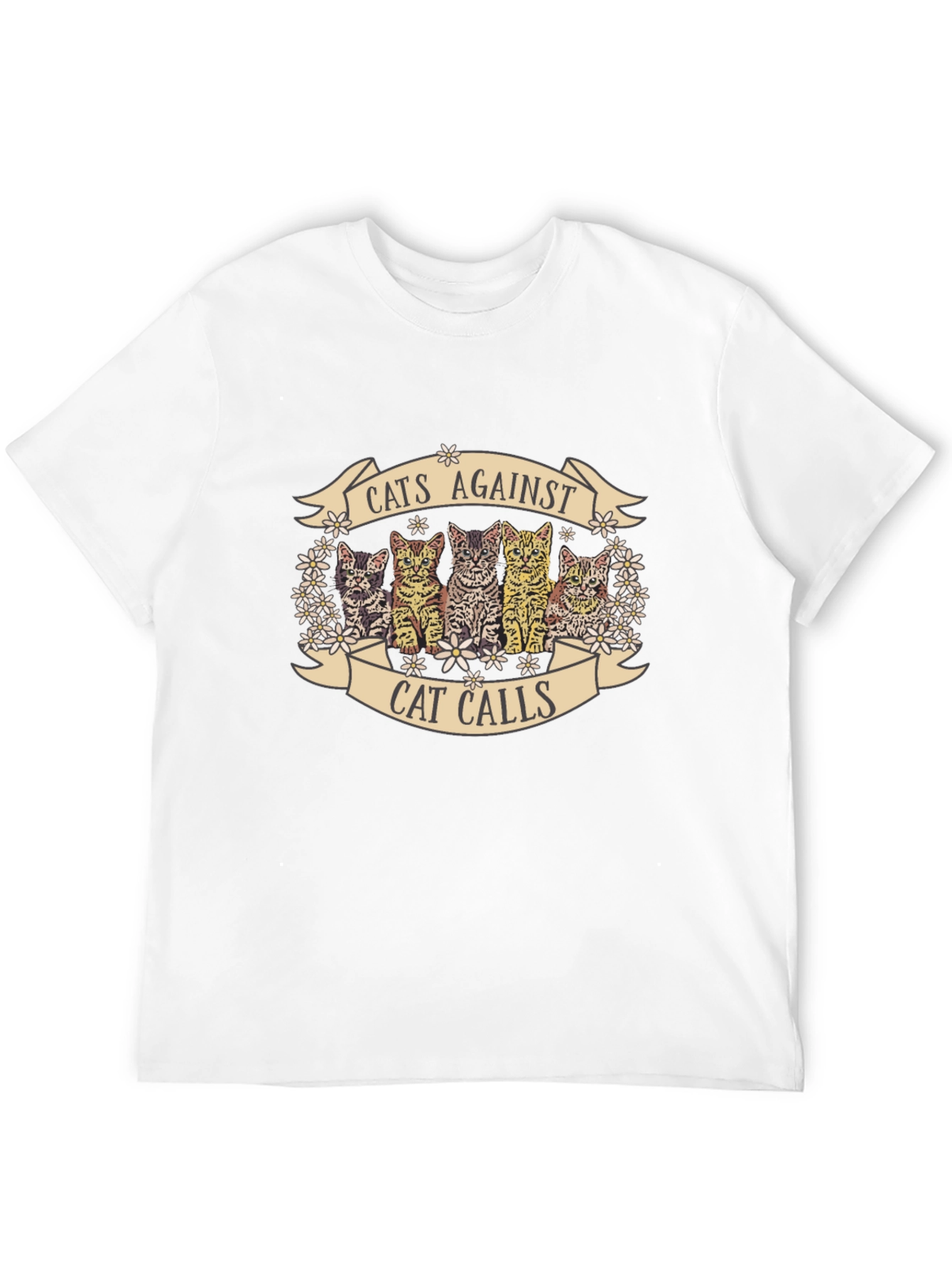 Cats Against Cat Calls Graphic T-Shirt
