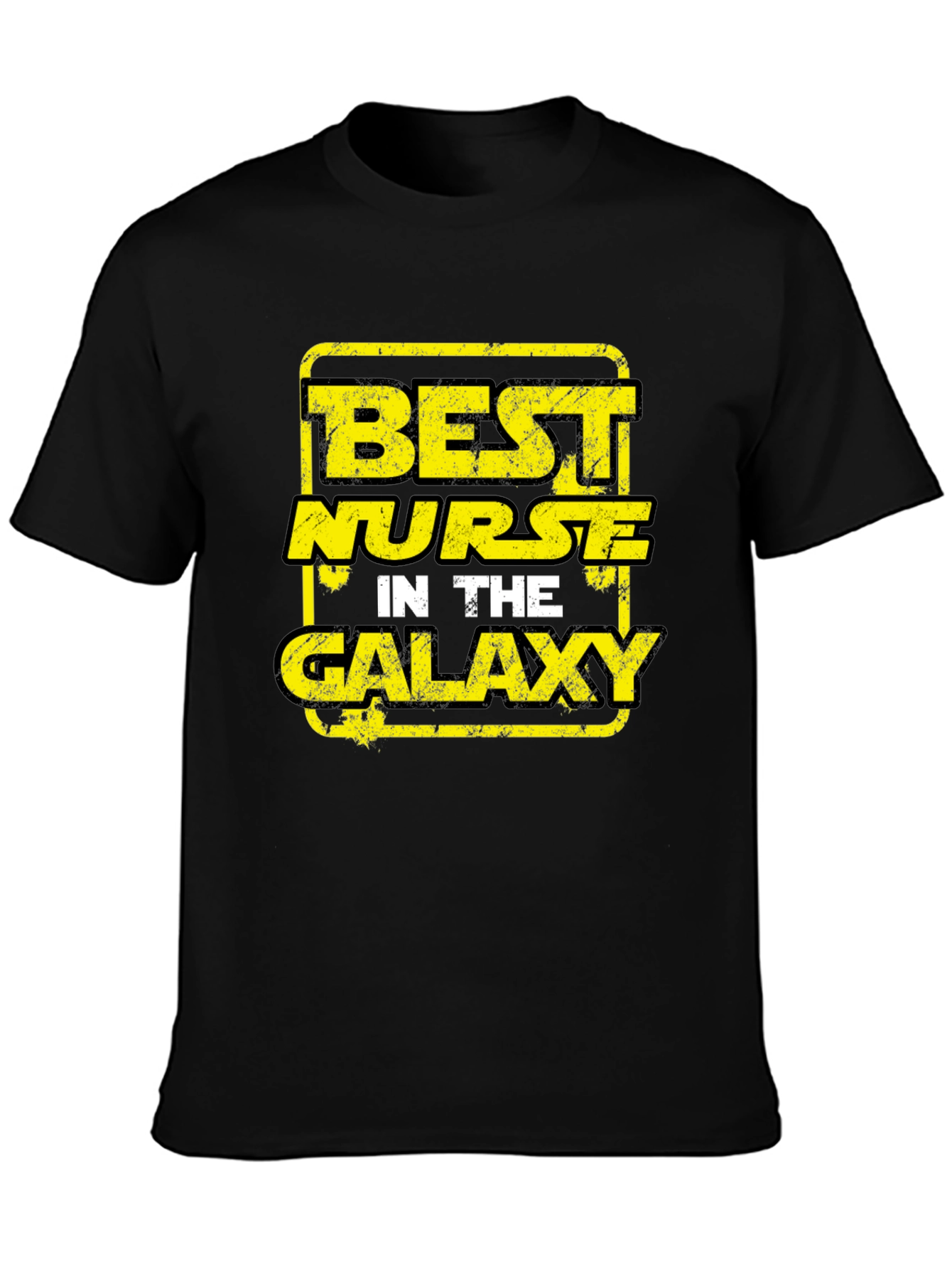 Best Nurse in The Galaxy Black T-Shirt
