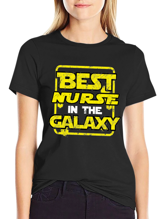 Best Nurse in The Galaxy Black T-Shirt