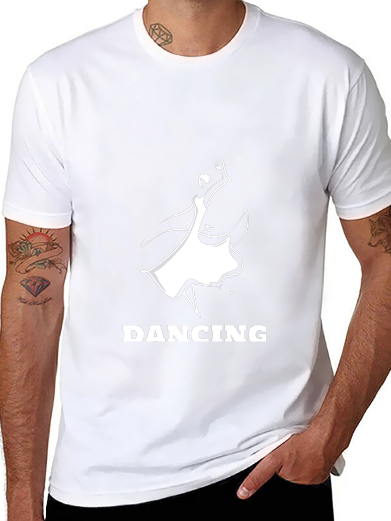 Dancing Silhouette Graphic T-Shirt