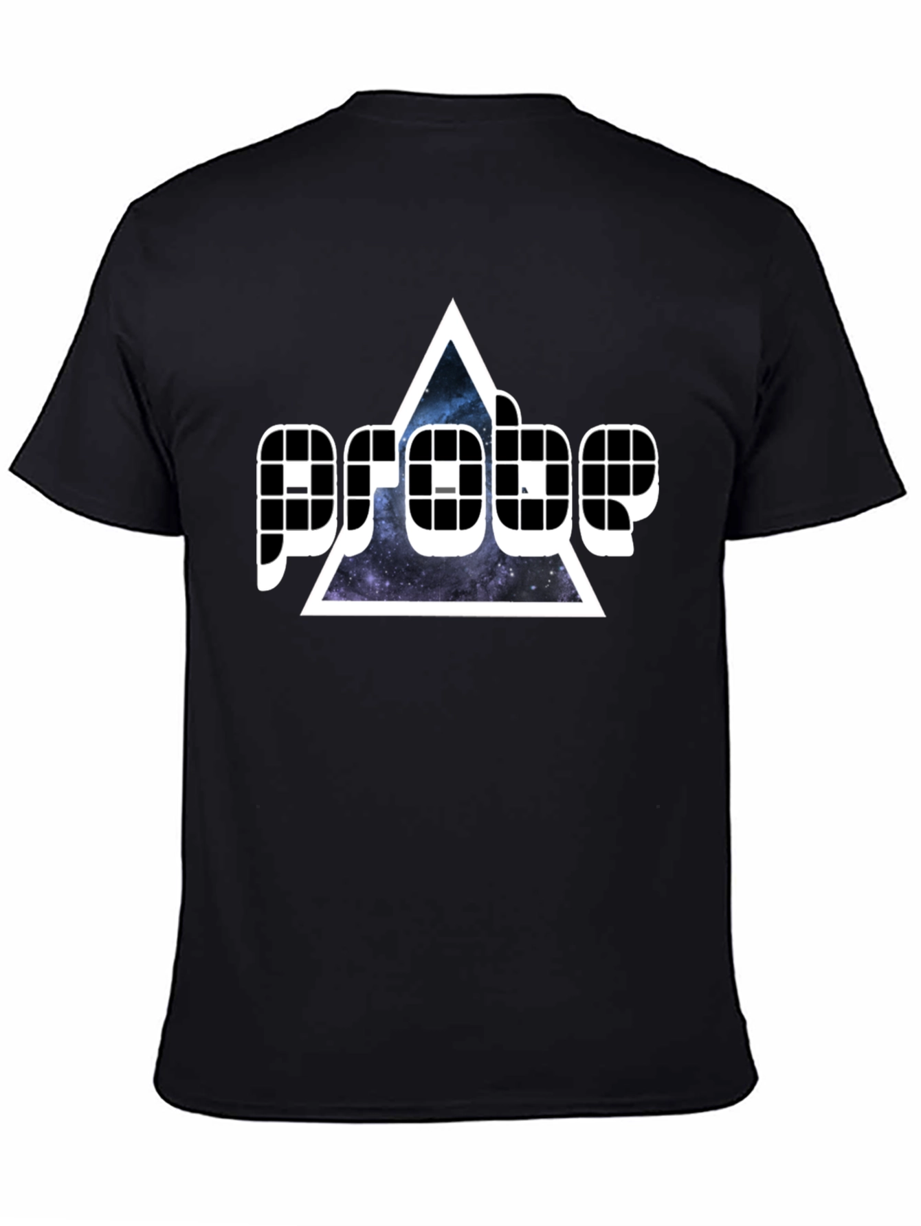 Cosmic Probe Graphic T-Shirt - Black Crew Neck Tee