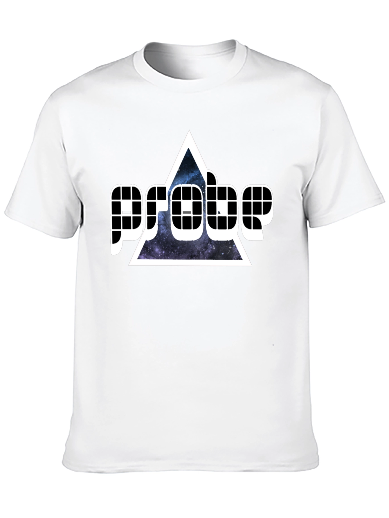 Cosmic Probe Graphic T-Shirt - Black Crew Neck Tee