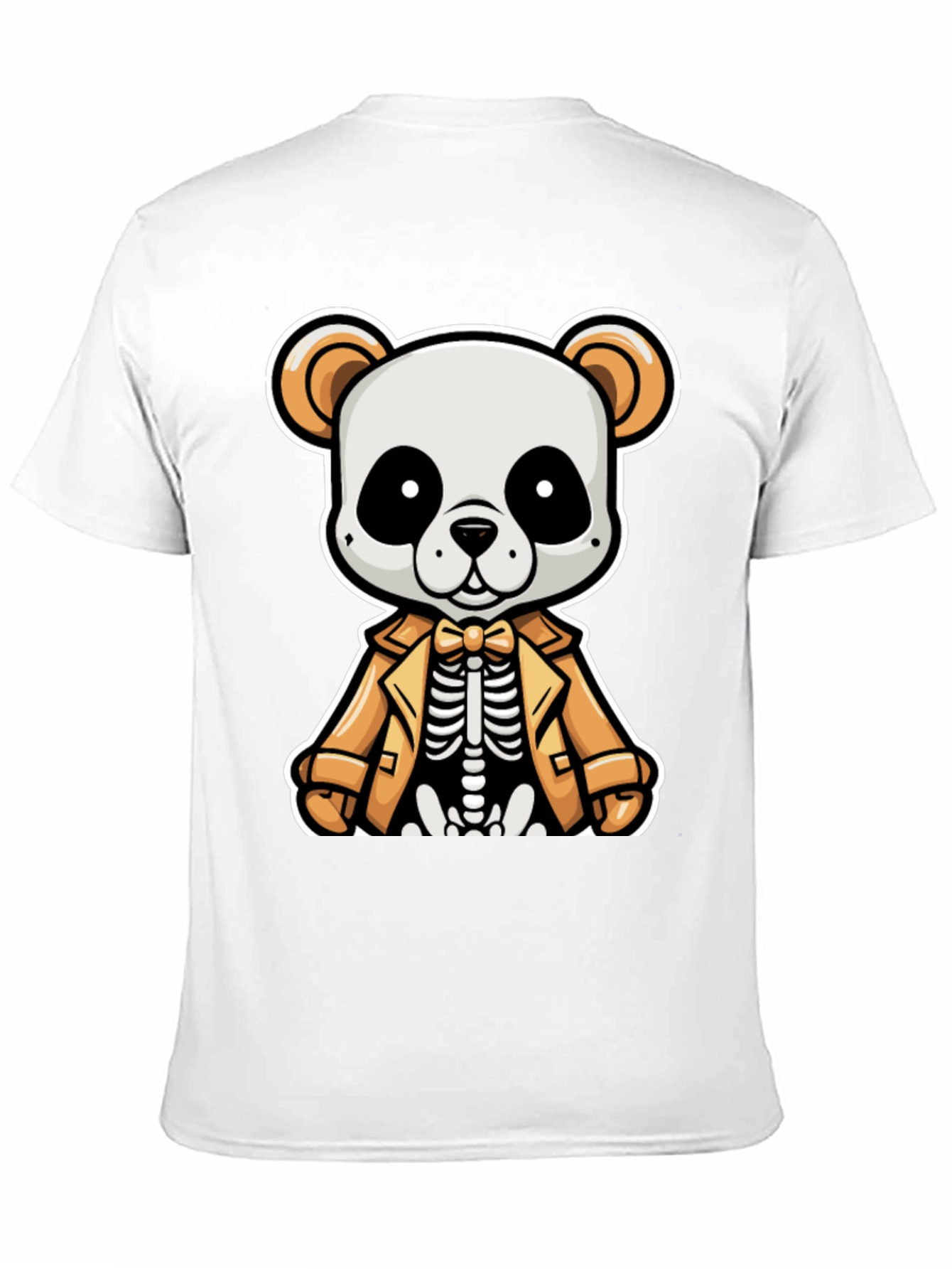 Panda Skeleton in Suit Graphic Tee