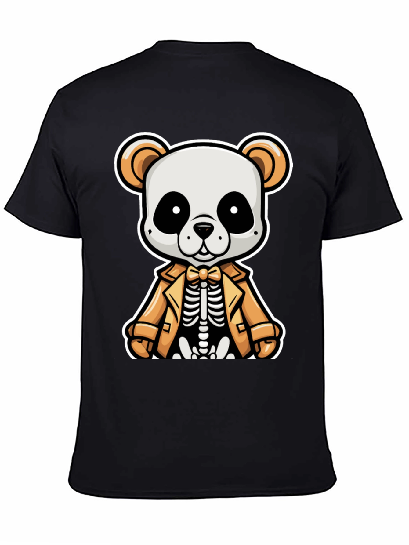Panda Skeleton in Suit Graphic Tee