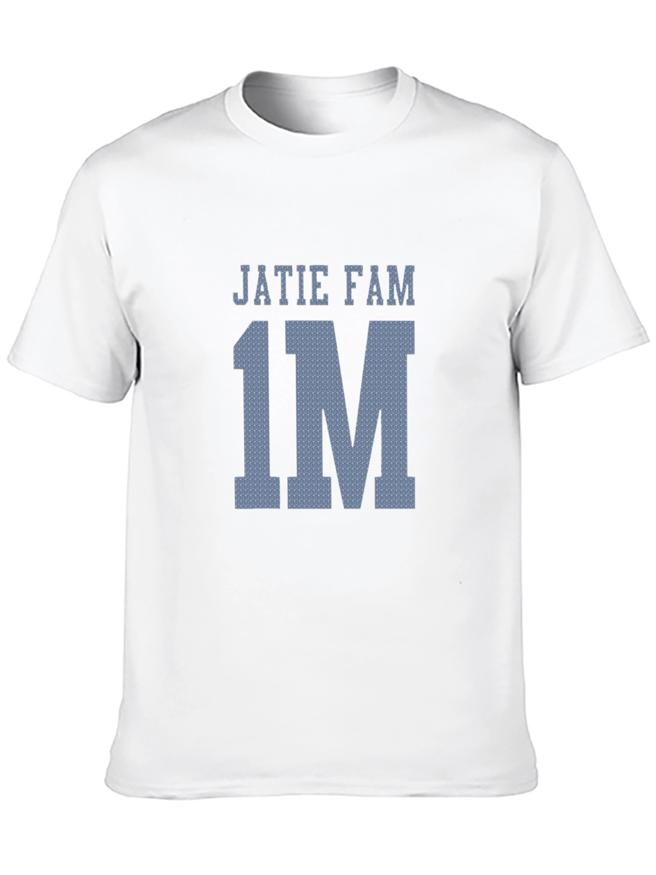 Jatie Fam 1M Graphic T-Shirt - Black Cotton Blend