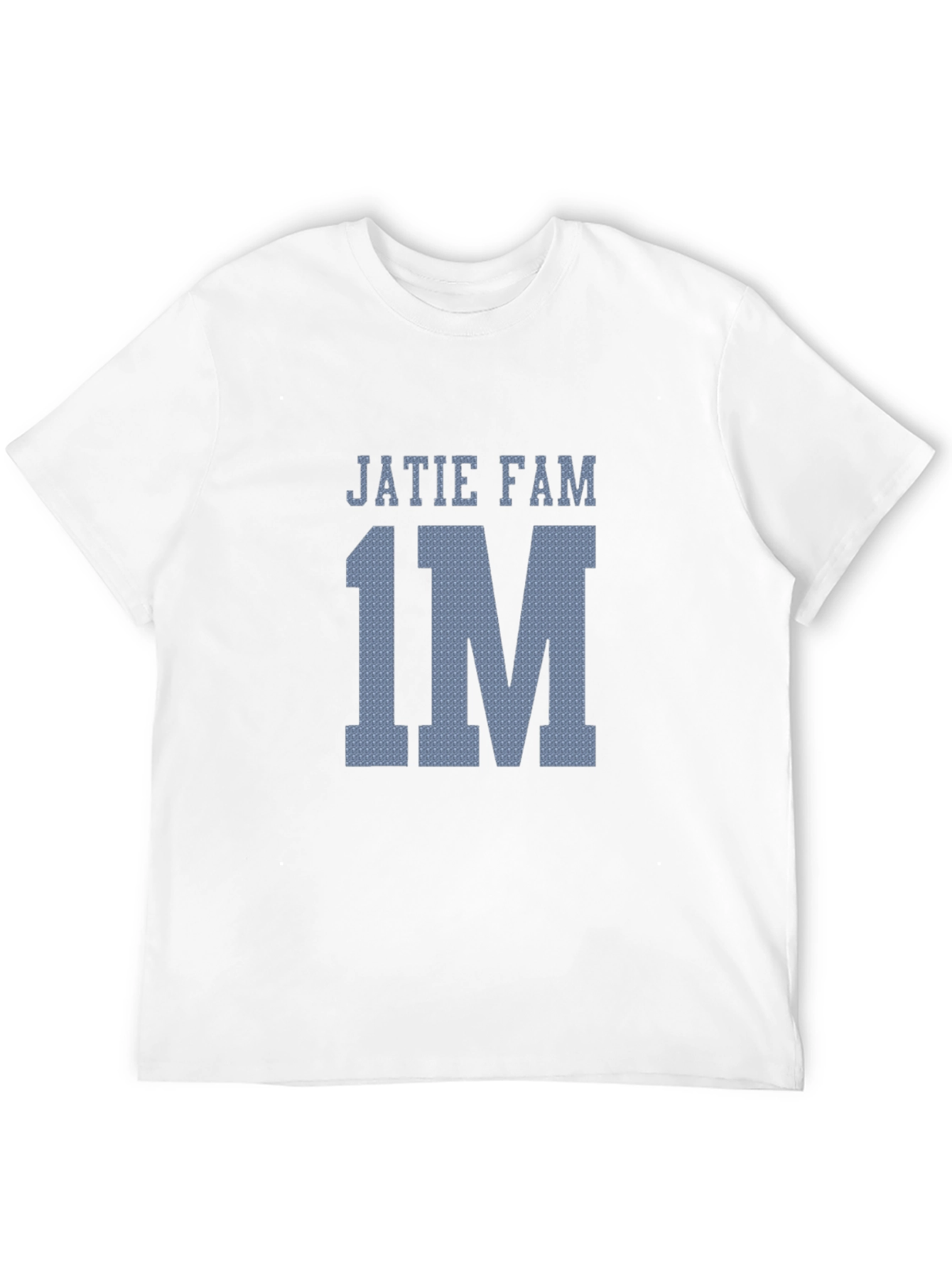 Jatie Fam 1M Graphic T-Shirt - Black Cotton Blend