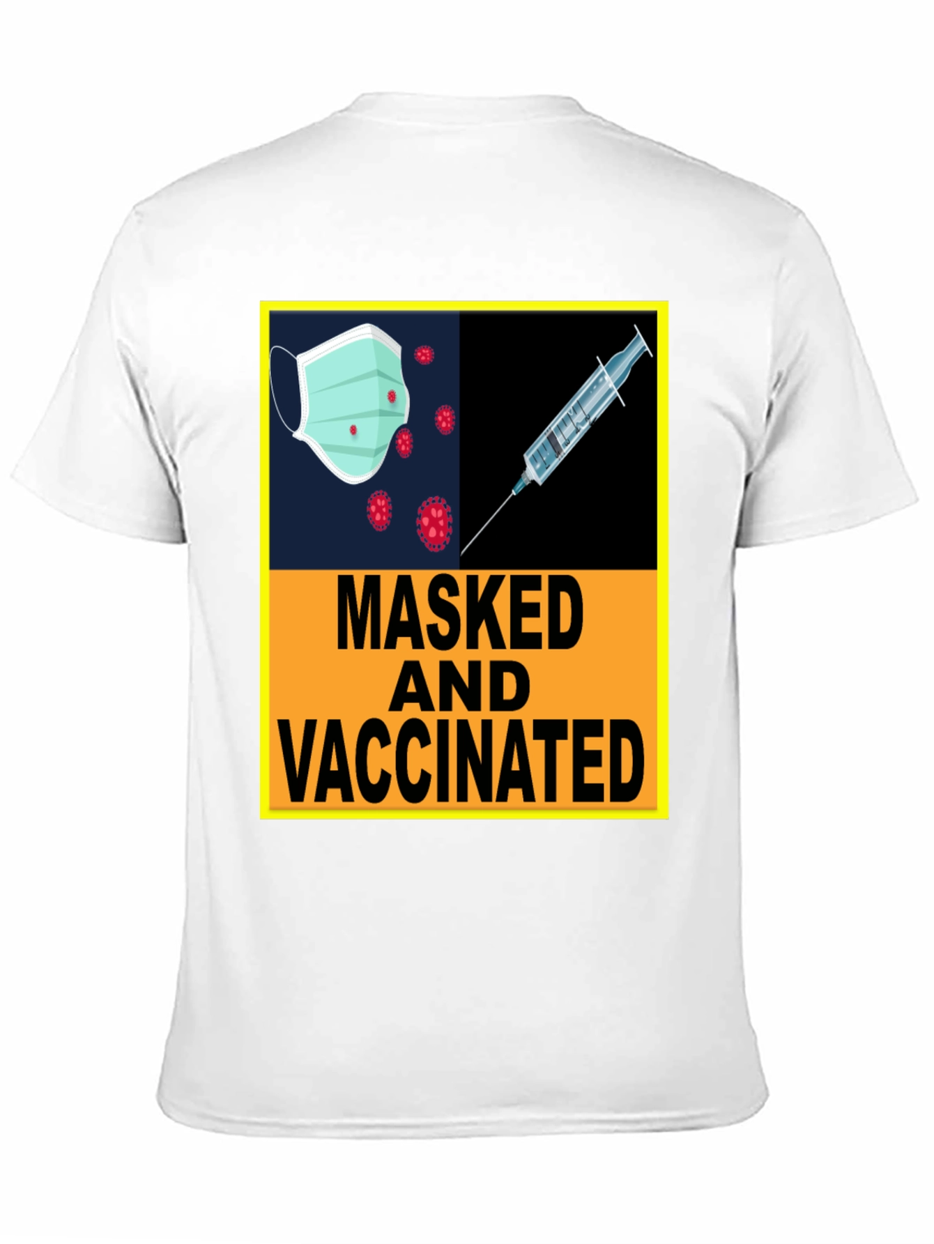 Masked and Vaccinated Graphic Tee