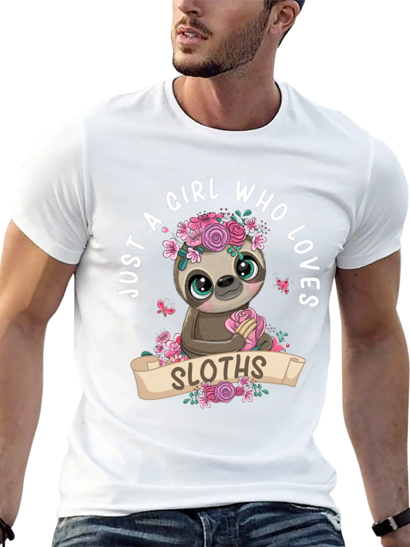 Girl Who Loves Sloths T-Shirt