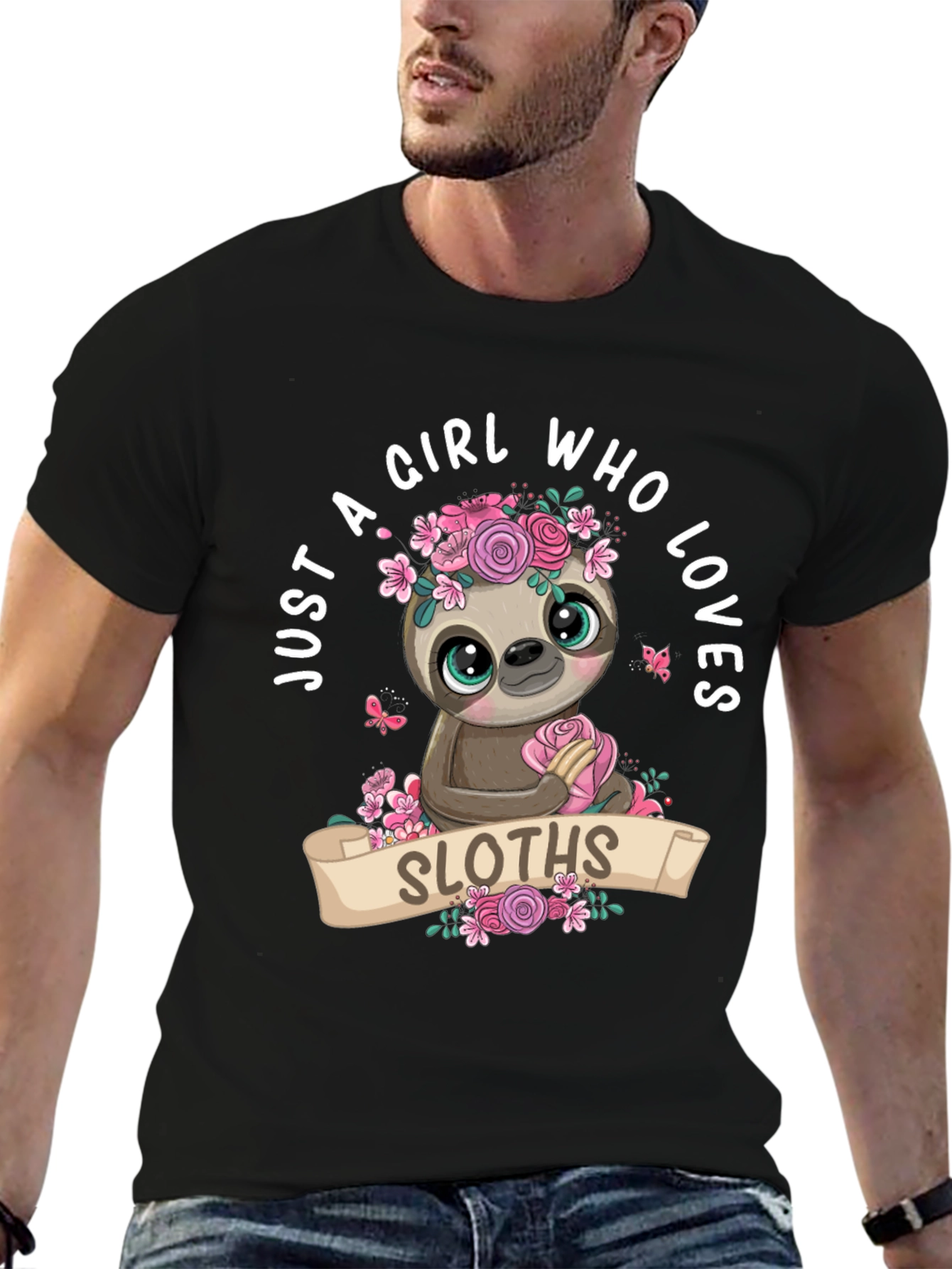 Girl Who Loves Sloths T-Shirt